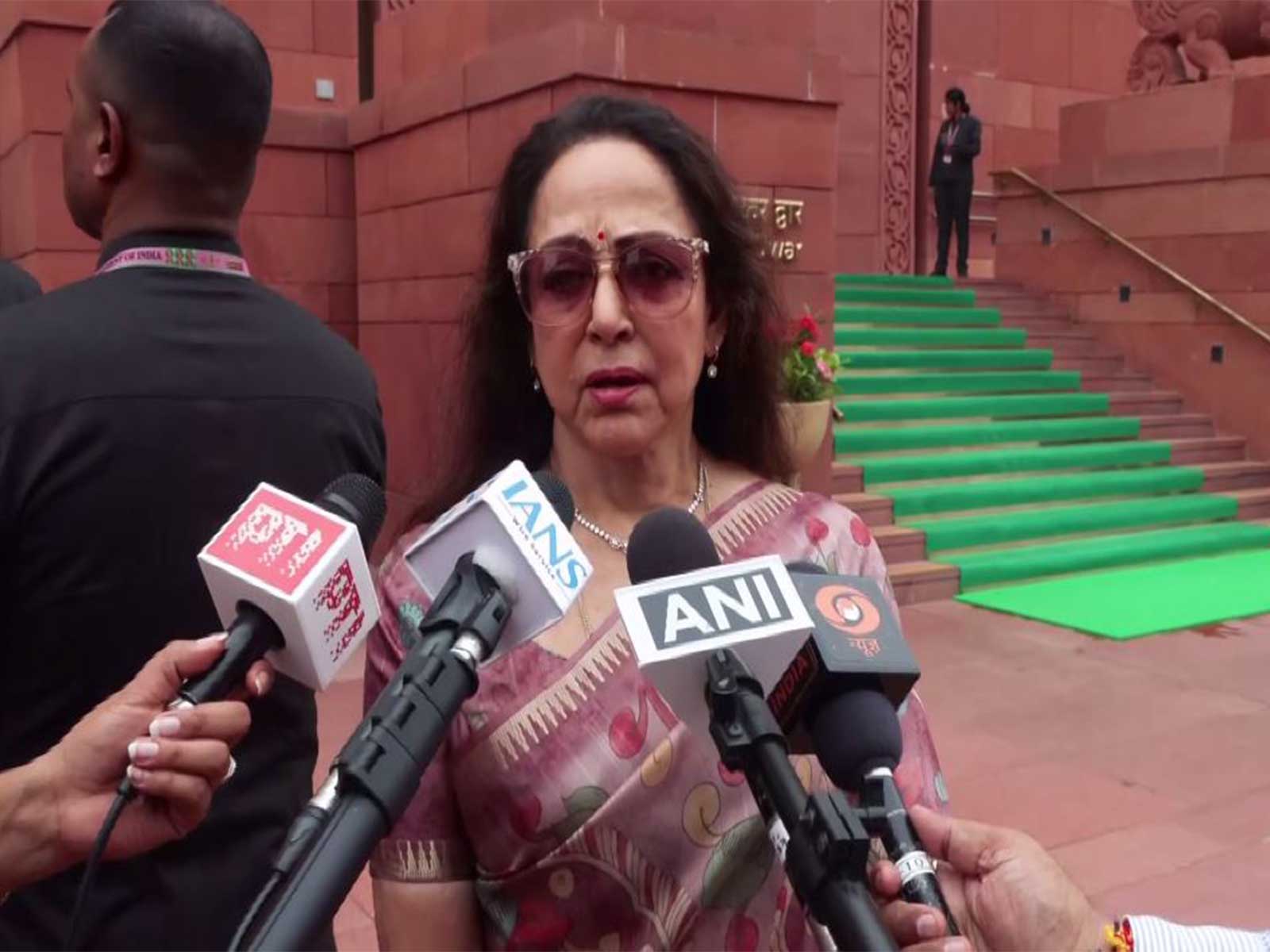 Bharatiya Janata Party (BJP) MP Hema Malini (Photo/ANI)