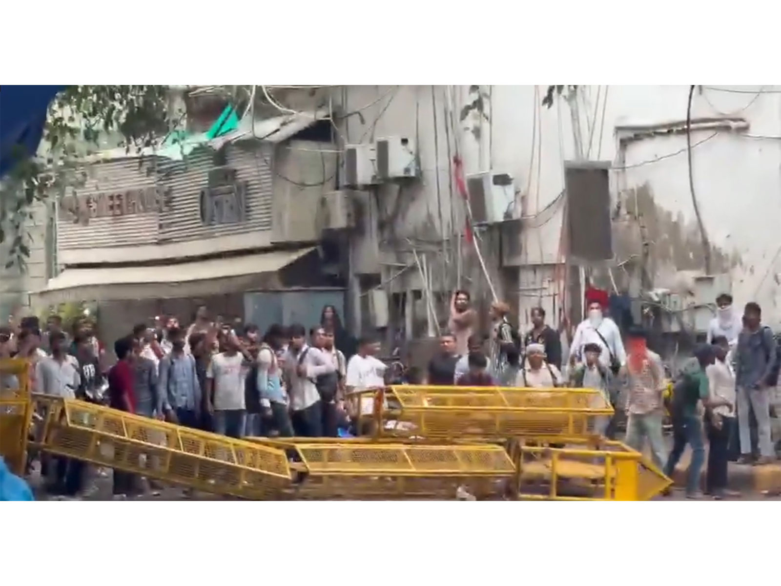 A visual from the spot (Photo source/Delhi Police)
