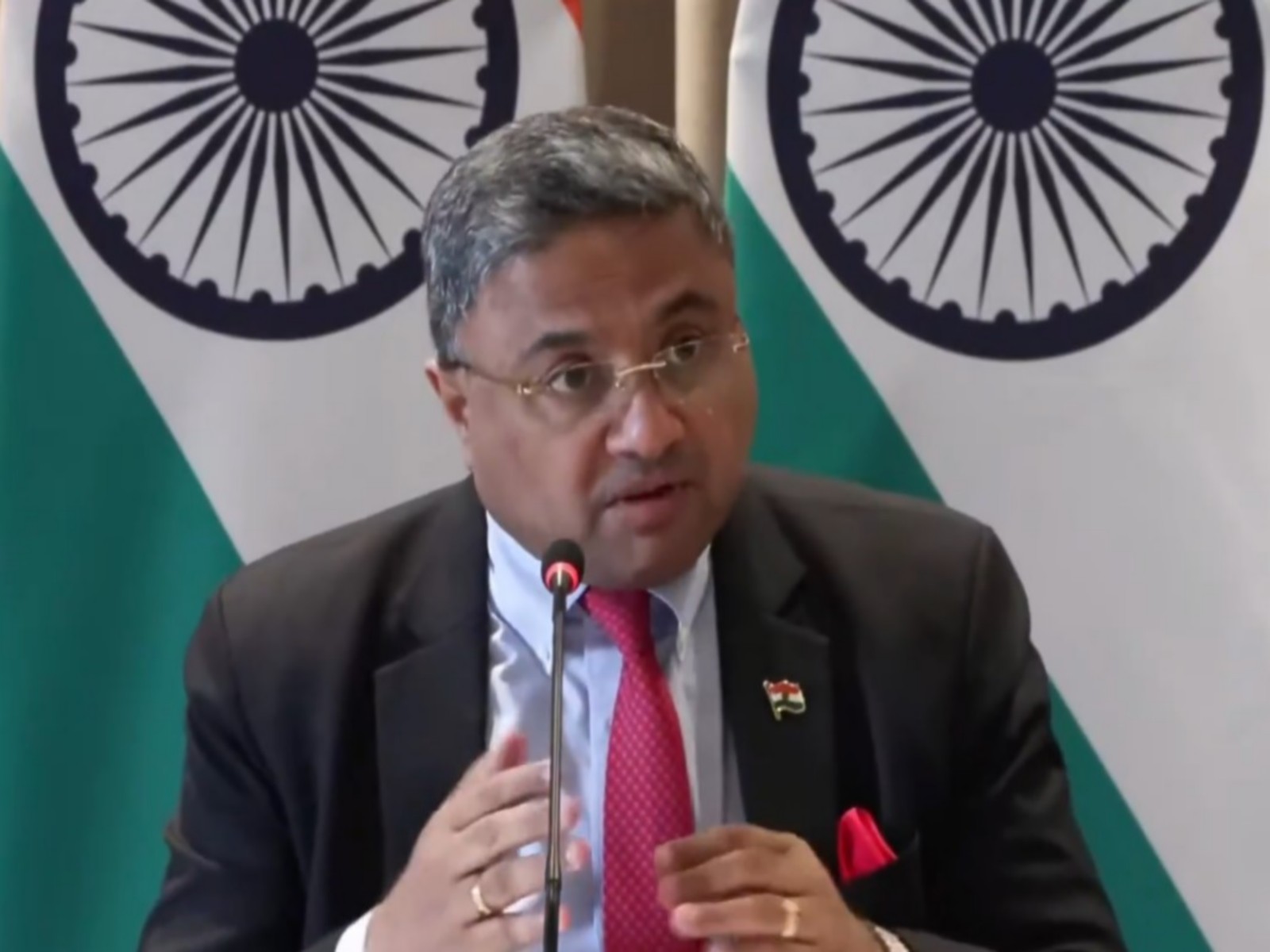 Ministry of External Affairs Secretary (West) Sibi George (Photo/X/@MEAIndia) Ministry of External Affairs Secretary (West) Sibi George (Photo/X/@MEAIndia)