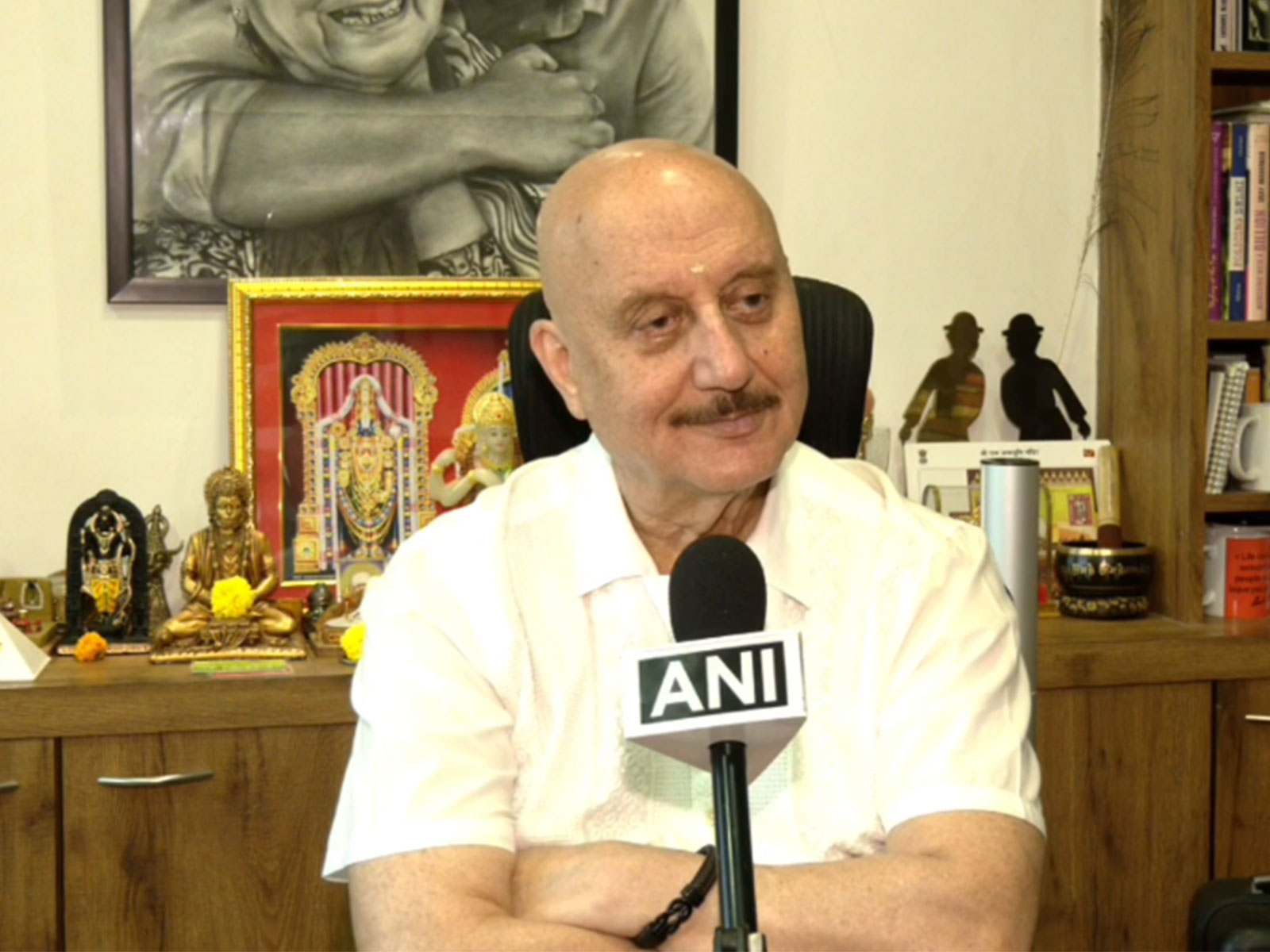 Anupam Kher (Image source: ANI) Anupam Kher (Image source: ANI)