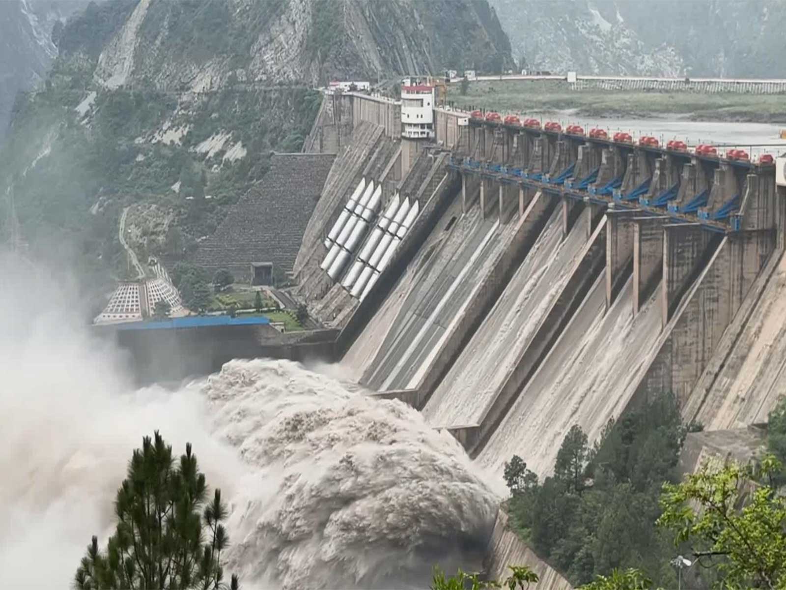 Gates of the Salal Dam on the Chenab river opened after heavy rainfall (File Photo/ANI) Gates of the Salal Dam on the Chenab river opened after heavy rainfall (File Photo/ANI)
