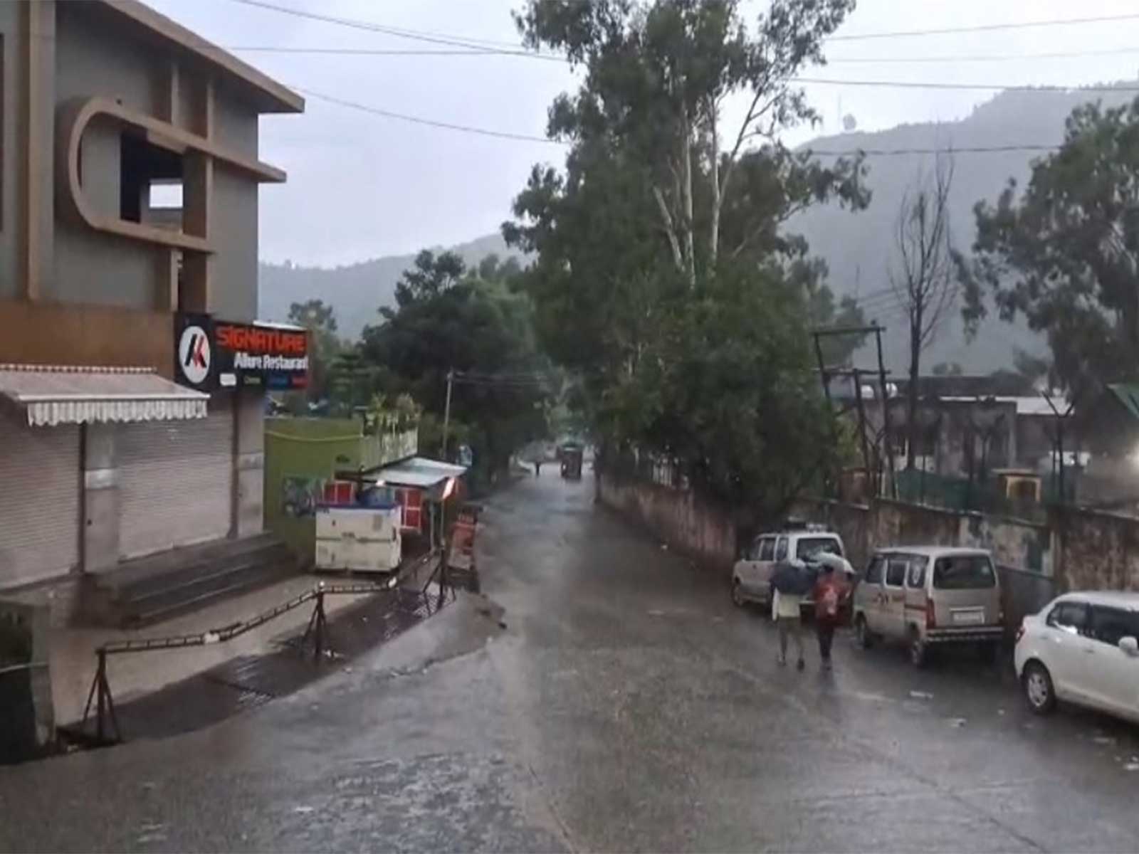 Heavy rainfall in Rajouri (Photo/ANI)