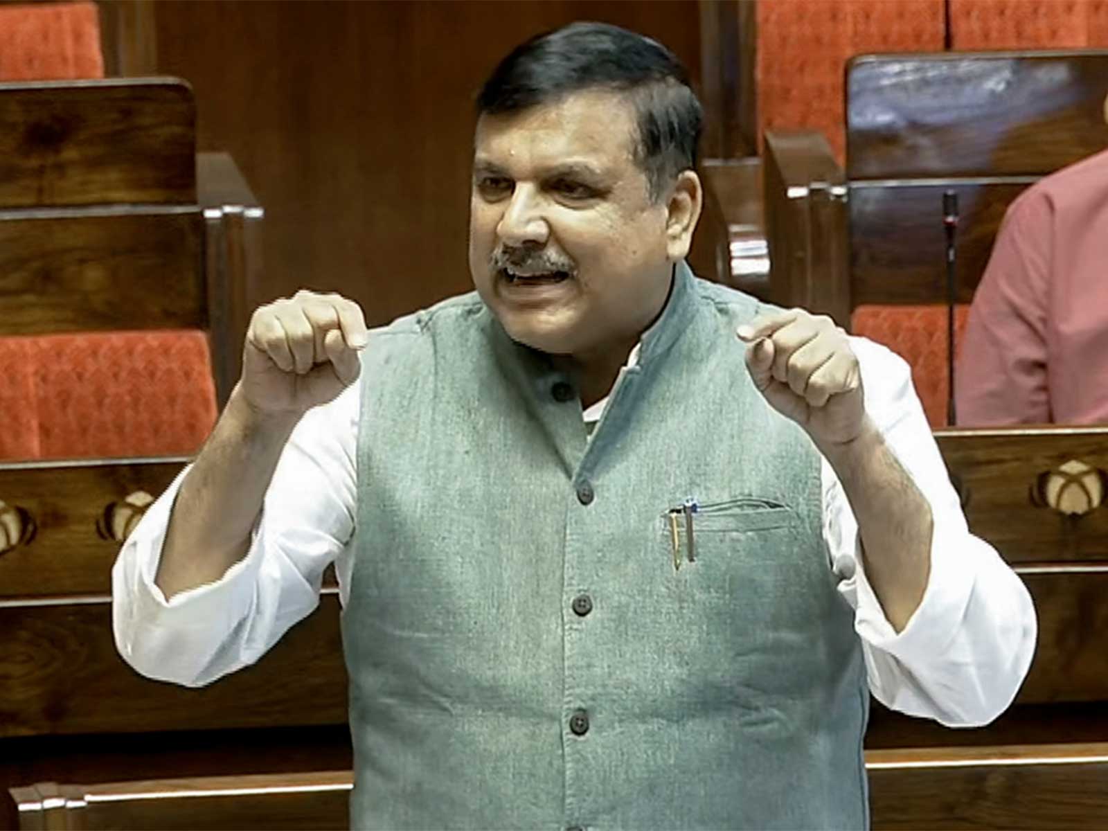 AAP MP Sanjay Singh (Photo/ANI)