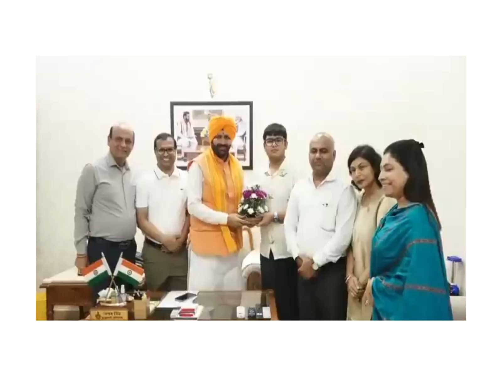 Haryana CM Nayab Singh Saini in Chandigarh (Photo/Haryana DIPR)