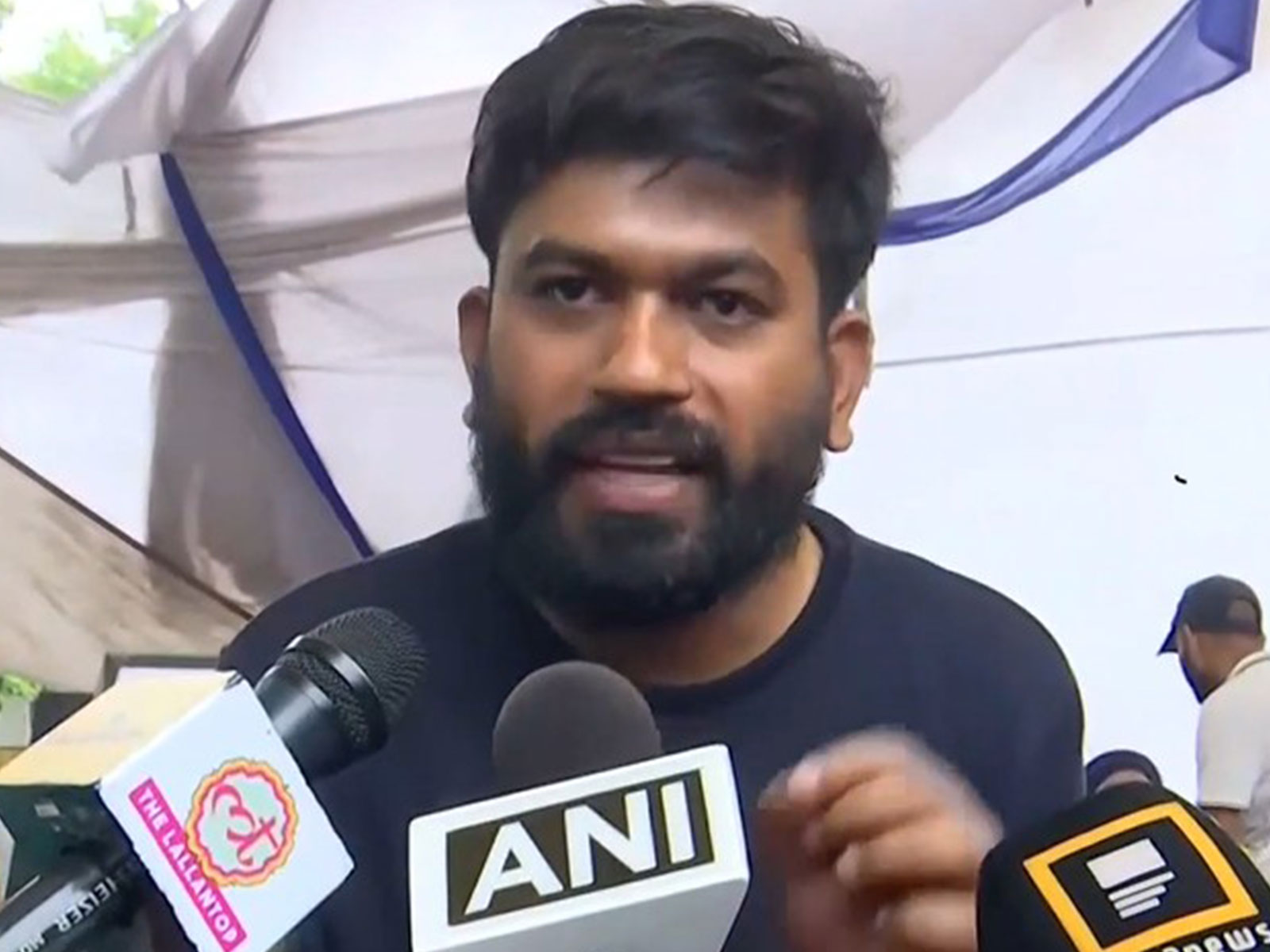 Cockroach Janata Party (CJP) activist Abhijeet Dipke (Photo/ANI) Cockroach Janata Party (CJP) activist Abhijeet Dipke (Photo/ANI)