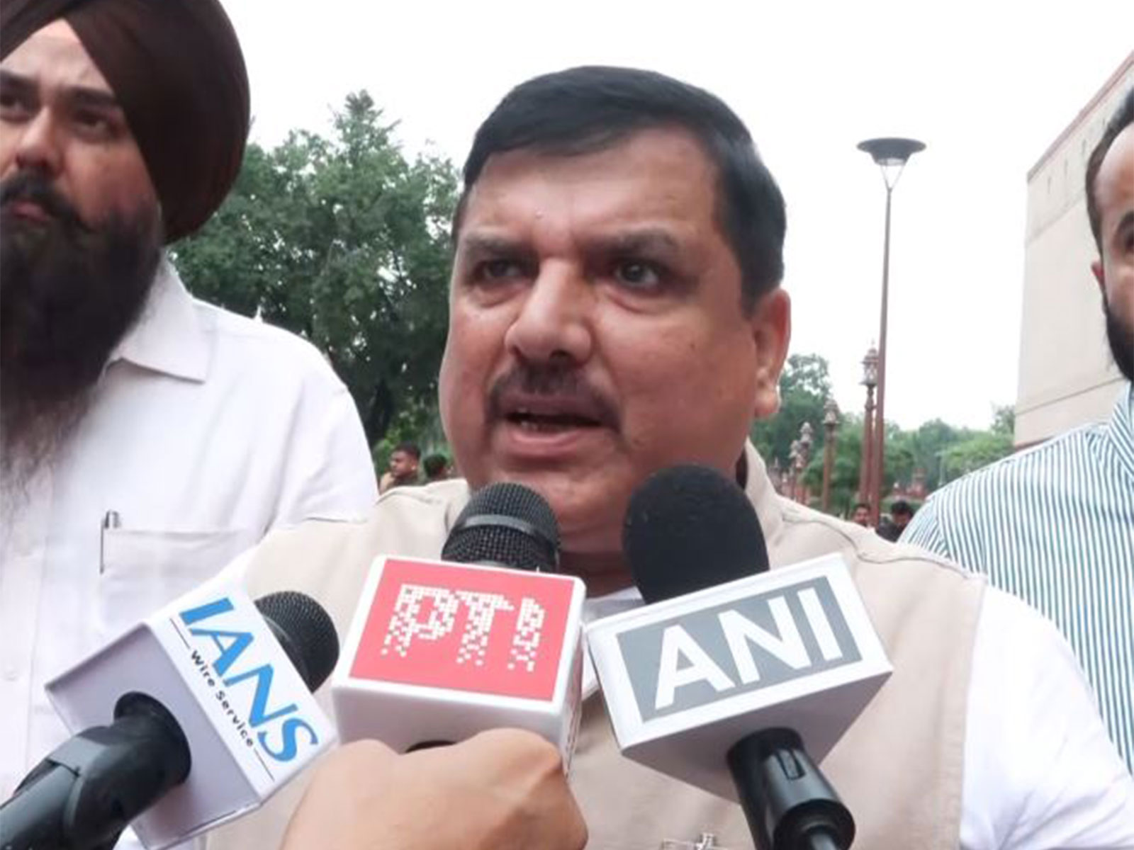 Aam Aadmi Party (AAP) Rajya Sabha MP Sanjay Singh (Photo/ANI)