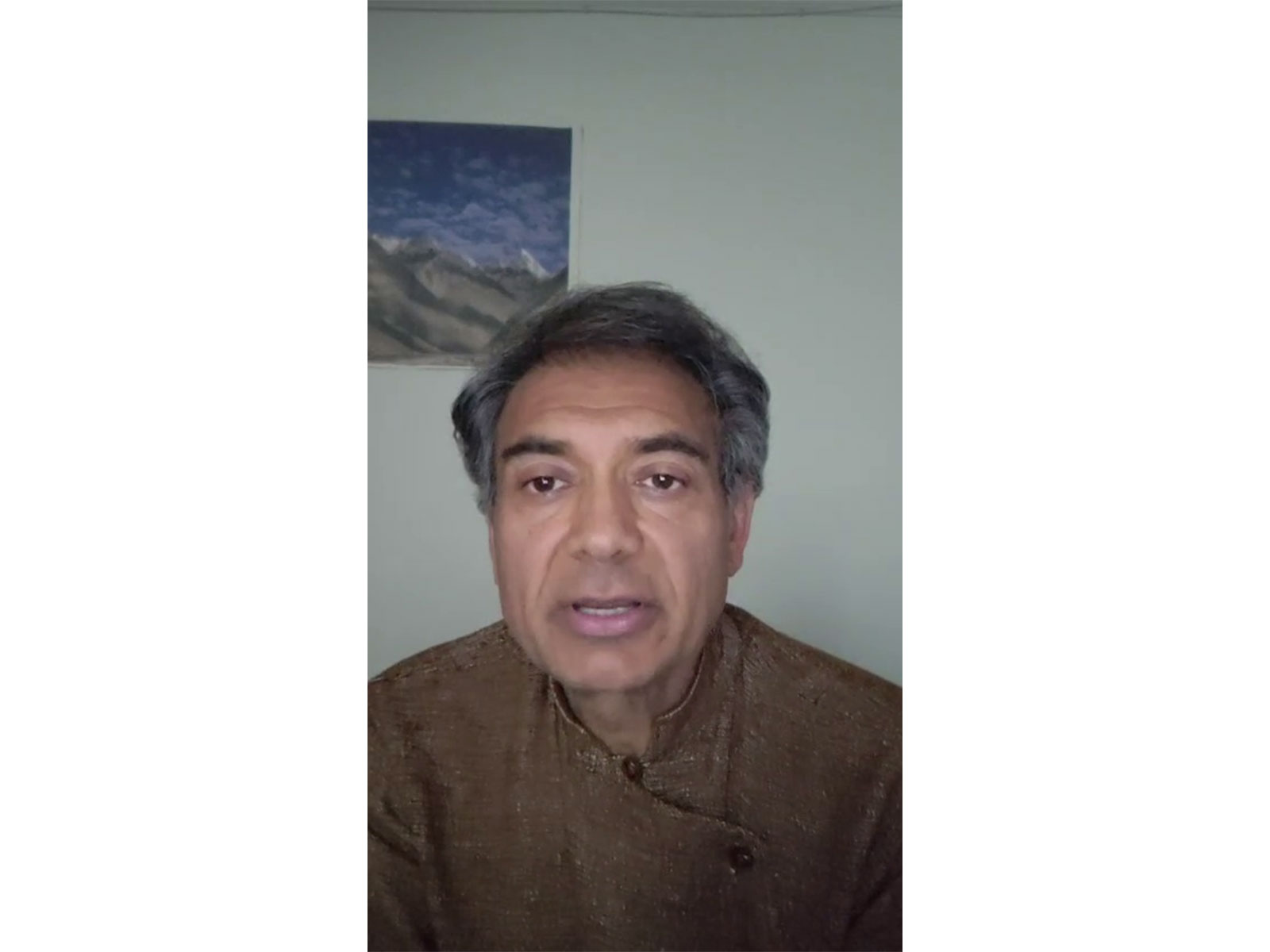 Founder of the Washington-based Institute for Gilgit-Baltistan Studies, Senge Sering (Photo/ANI)
