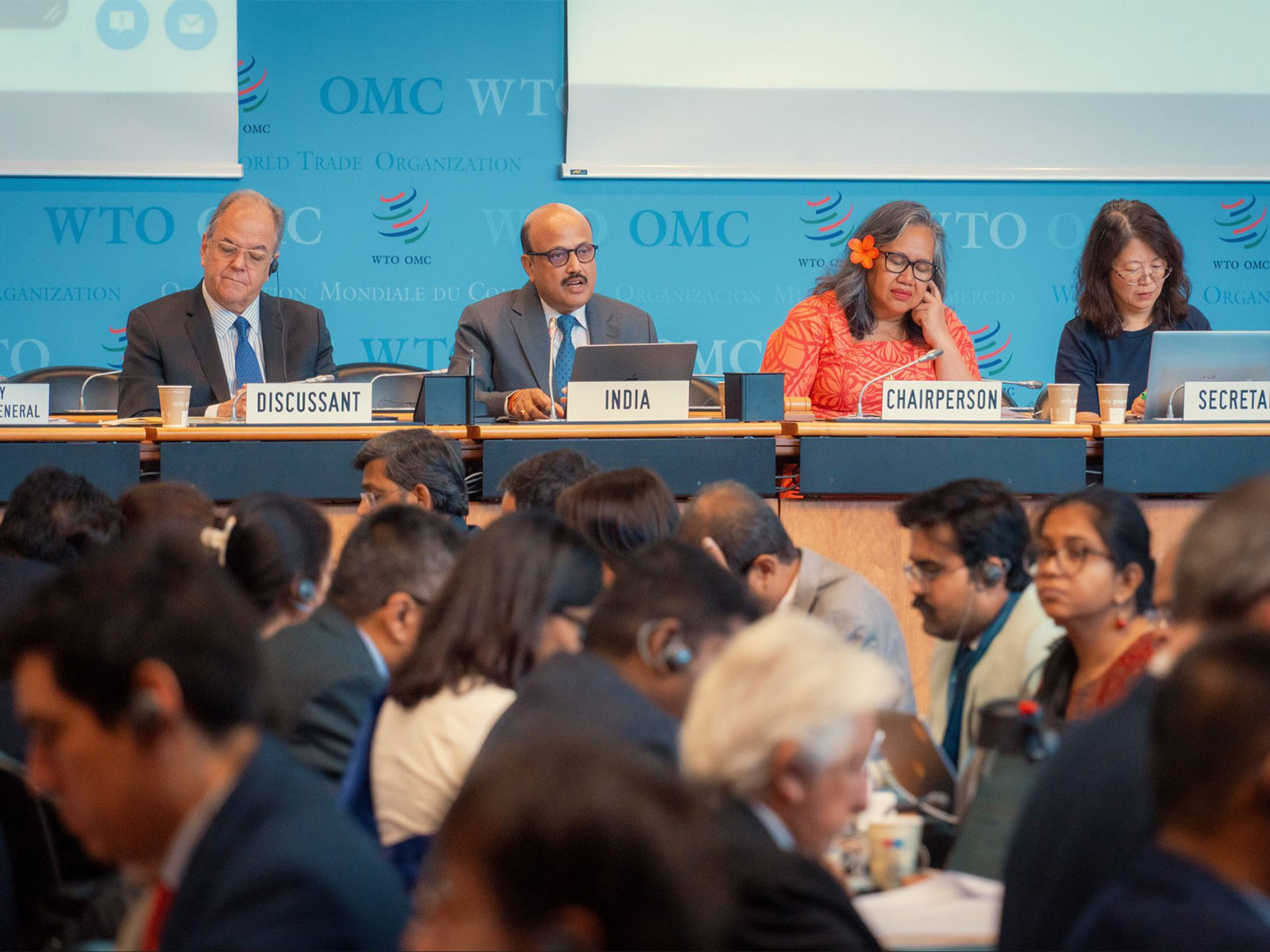 India reiterates commitment to rules-based multilateral trading system at WTO (Photo-X@RajeshAgrawal94) 