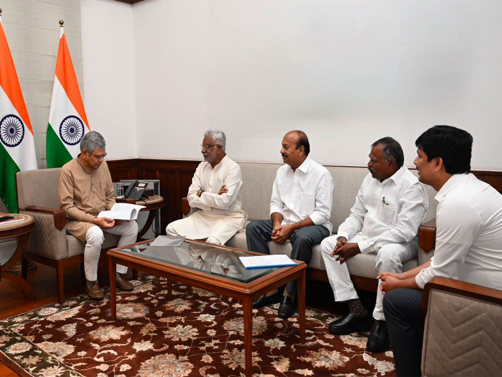 YSRCP MPs seek independent probe into alleged AP govt social media takedowns (Photo/YSRCP office)