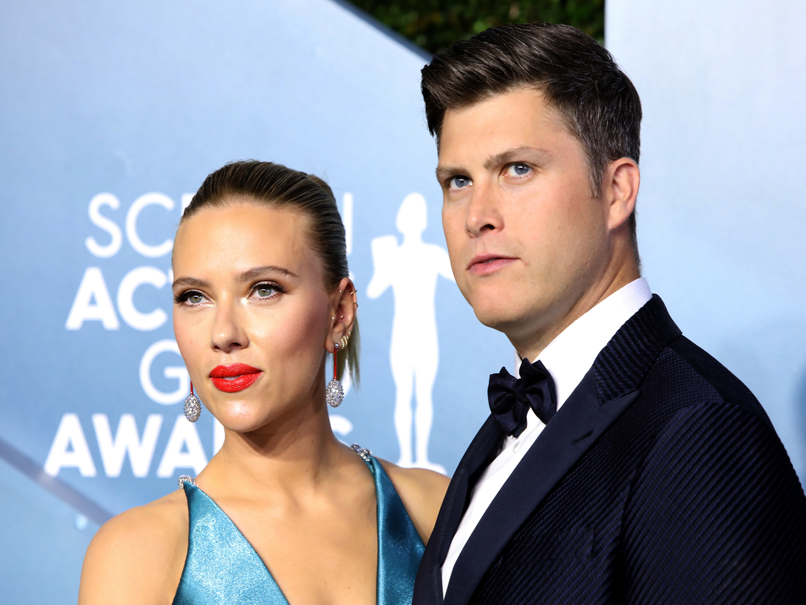 Colin Jost, Scarlett Johansson (Photo/Reuters) Colin Jost, Scarlett Johansson (Photo/Reuters)