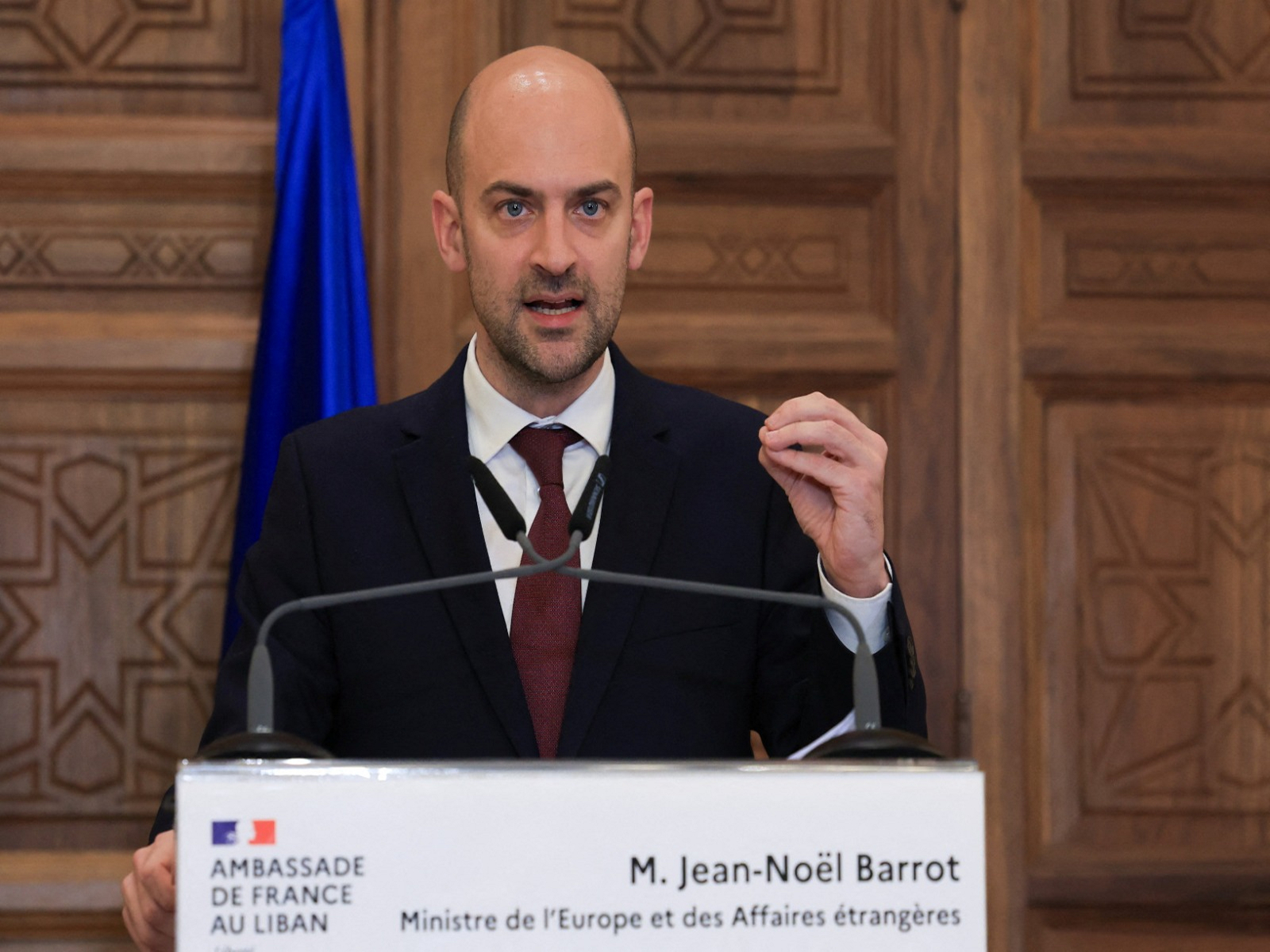 French Foreign Minister Jean-Noël Barrot (Photo/Reuters) French Foreign Minister Jean-Noël Barrot (Photo/Reuters)