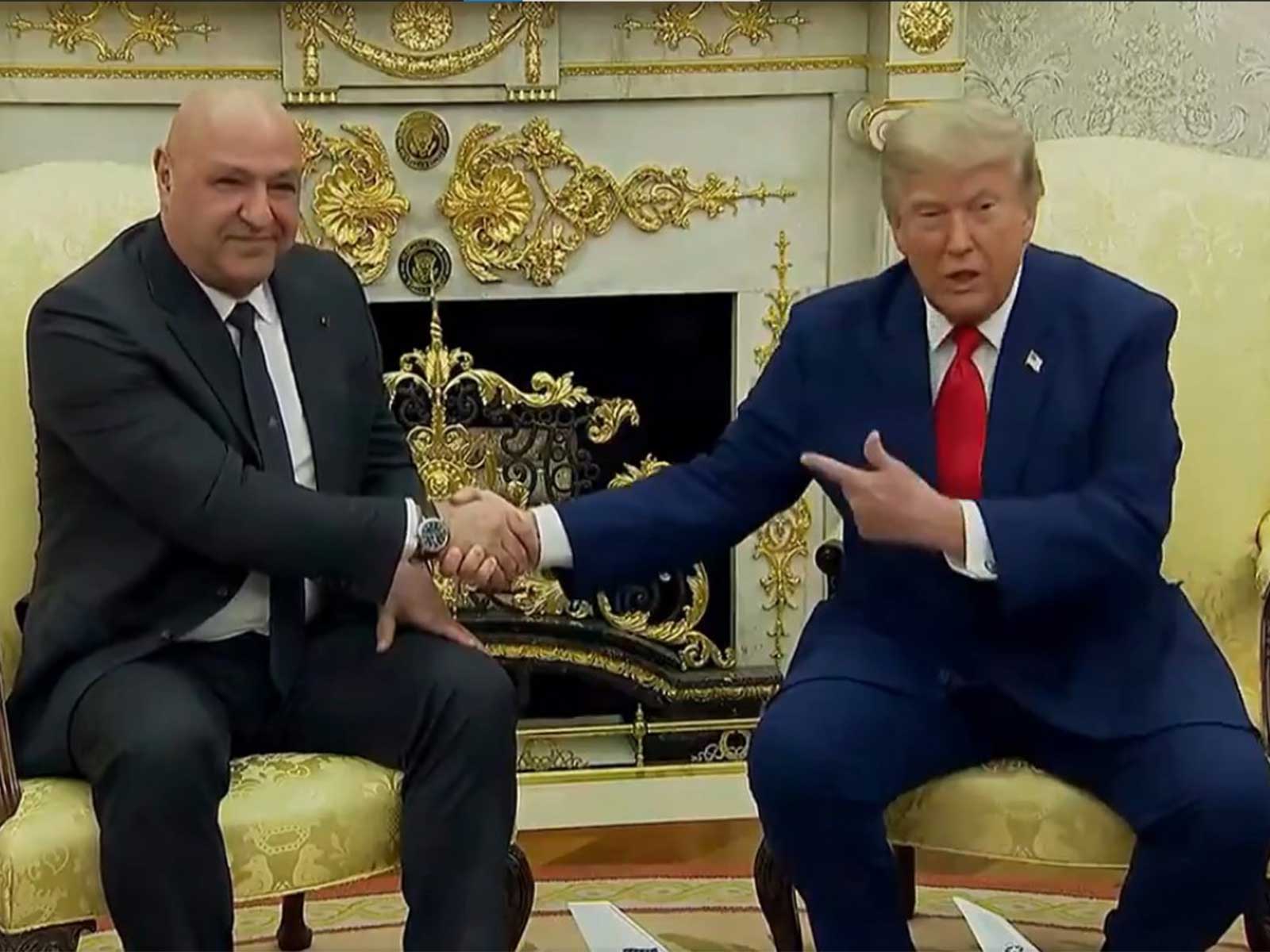 US President Donald Trump with Lebanon President Joseph Aoun (Photo/X/@WhiteHouse)