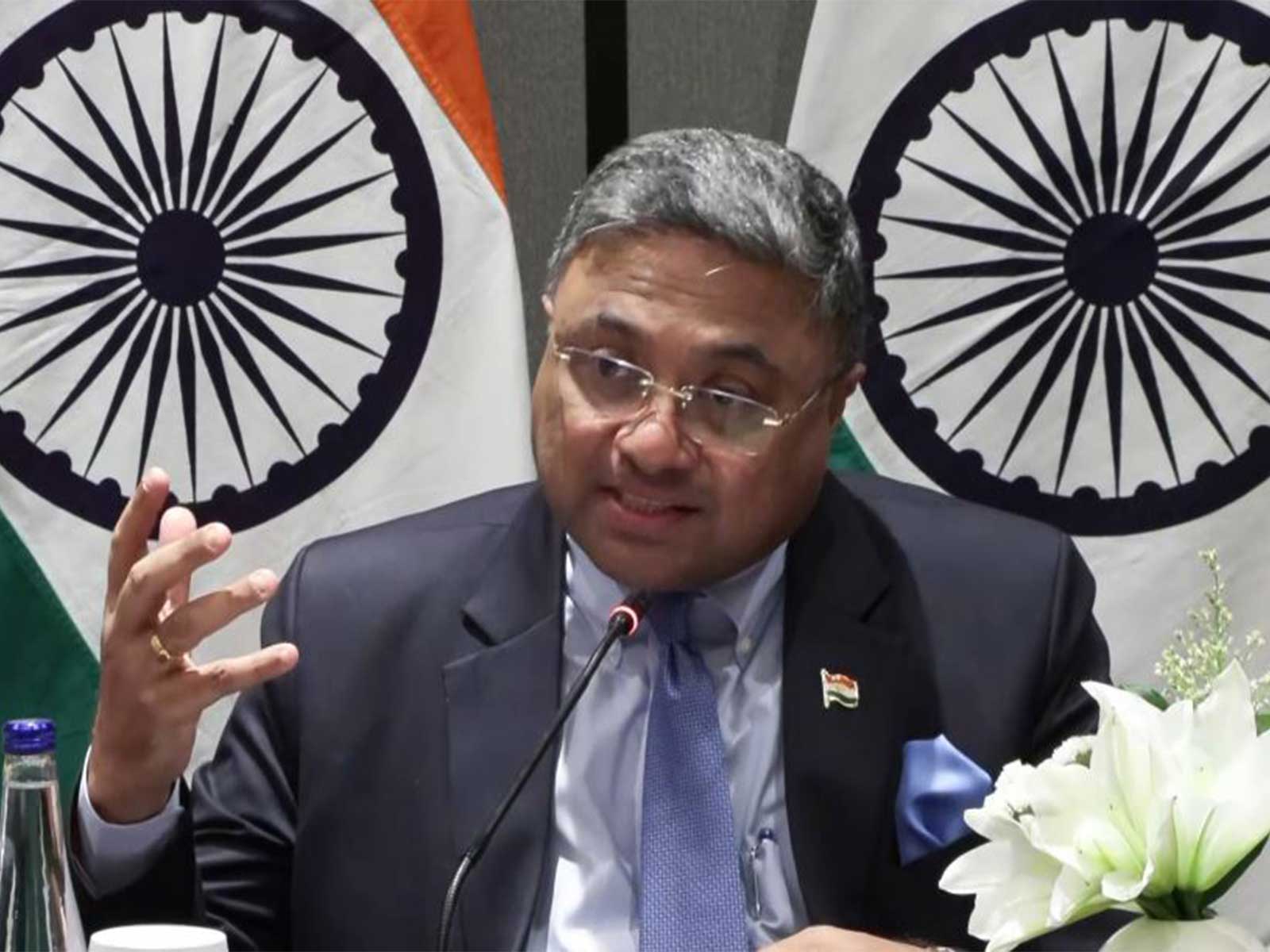 Ministry of External Affairs Secretary (West) Sibi George (Photo/ANI)