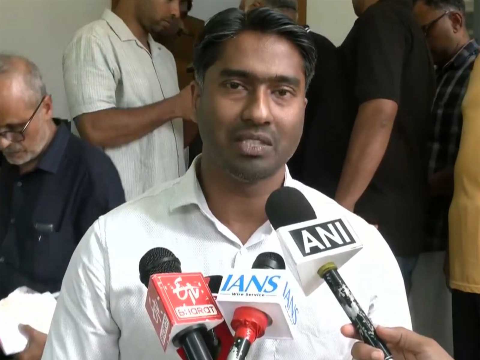 Kasaragod District Collector Arjun Pandian (Photo/ANI)