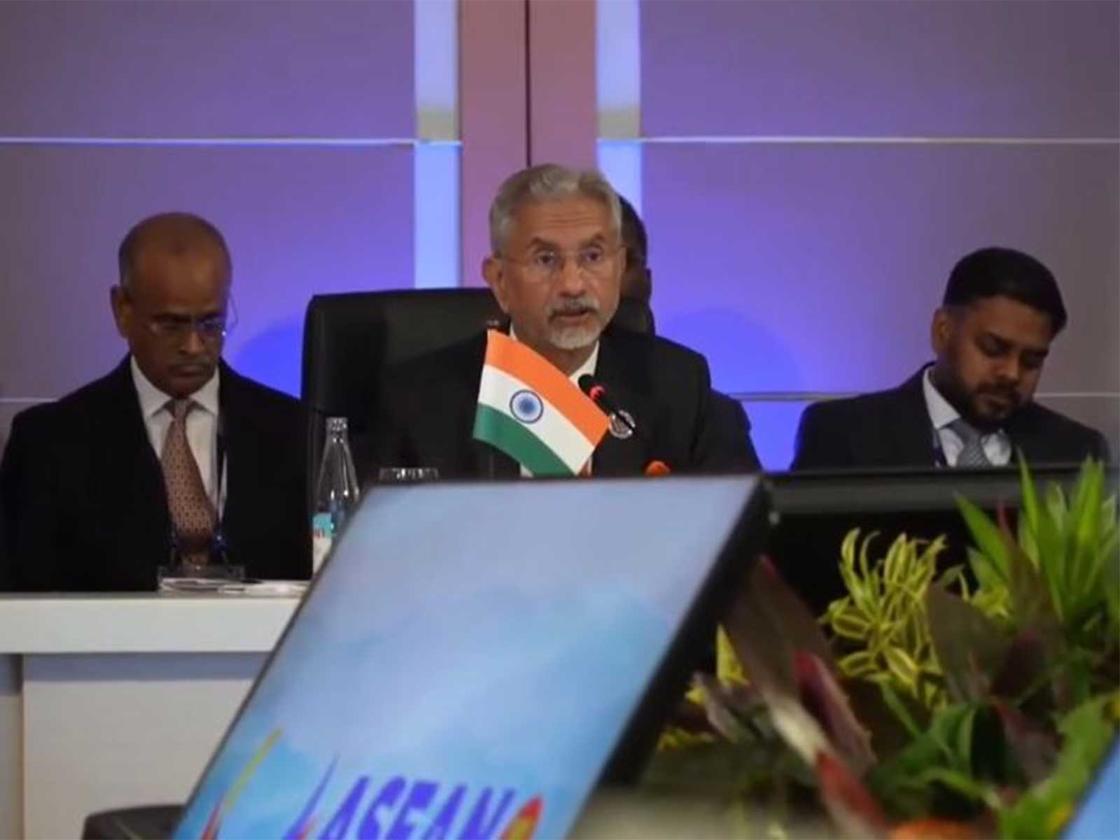 External Affairs Minister S Jaishankar at the ASEAN Post-Ministerial Conference with India (Photo/ Youtube @MEAIndia)