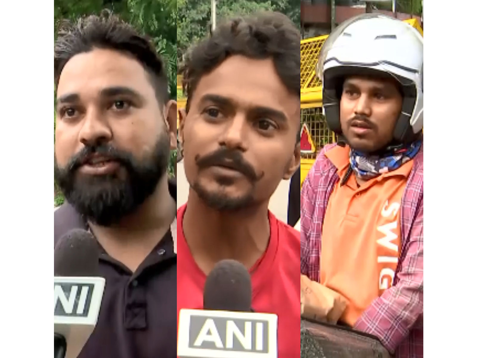 Delivery agents at Jantar Mantar in New Delhi distribute food and tea to students and CJP members protesting against paper leaks. (Photo/ANI) Delivery agents at Jantar Mantar in New Delhi distribute food and tea to students and CJP members protesting against paper leaks. (Photo/ANI)