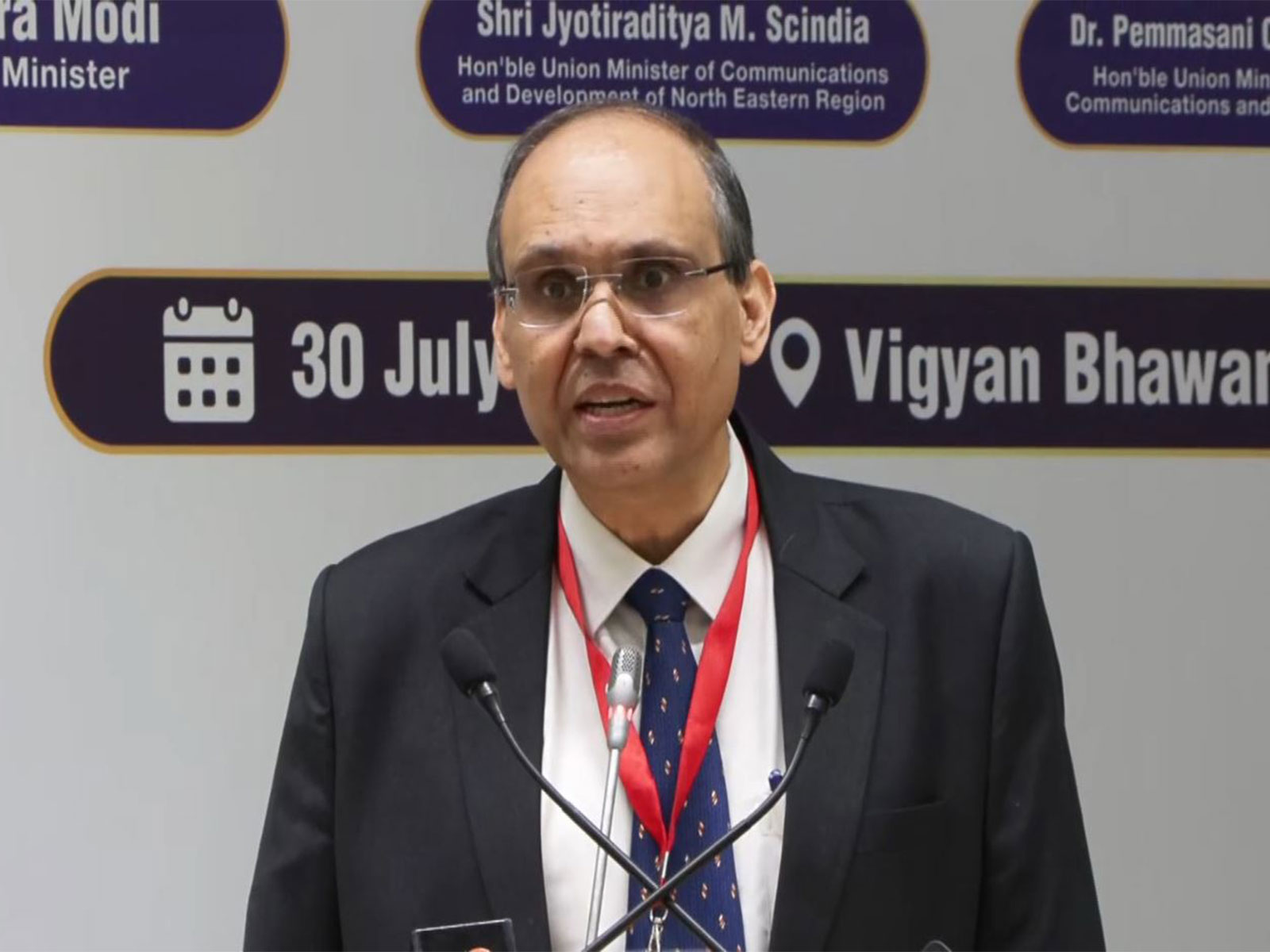 Telecom Secretary Amit Agrawal (Photo/ANI)