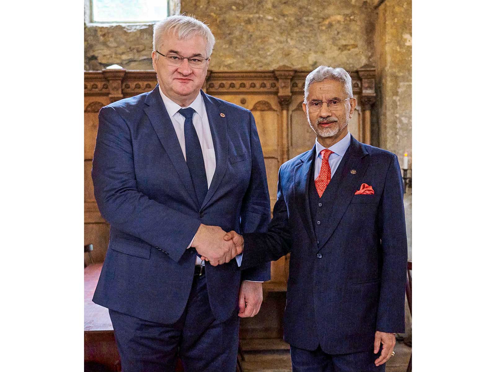 External Affairs Minister S Jaishankar with his Ukrainian counterpart Andrii Sybiha (File Photo/X@DrSJaishankar) External Affairs Minister S Jaishankar with his Ukrainian counterpart Andrii Sybiha (File Photo/X@DrSJaishankar)