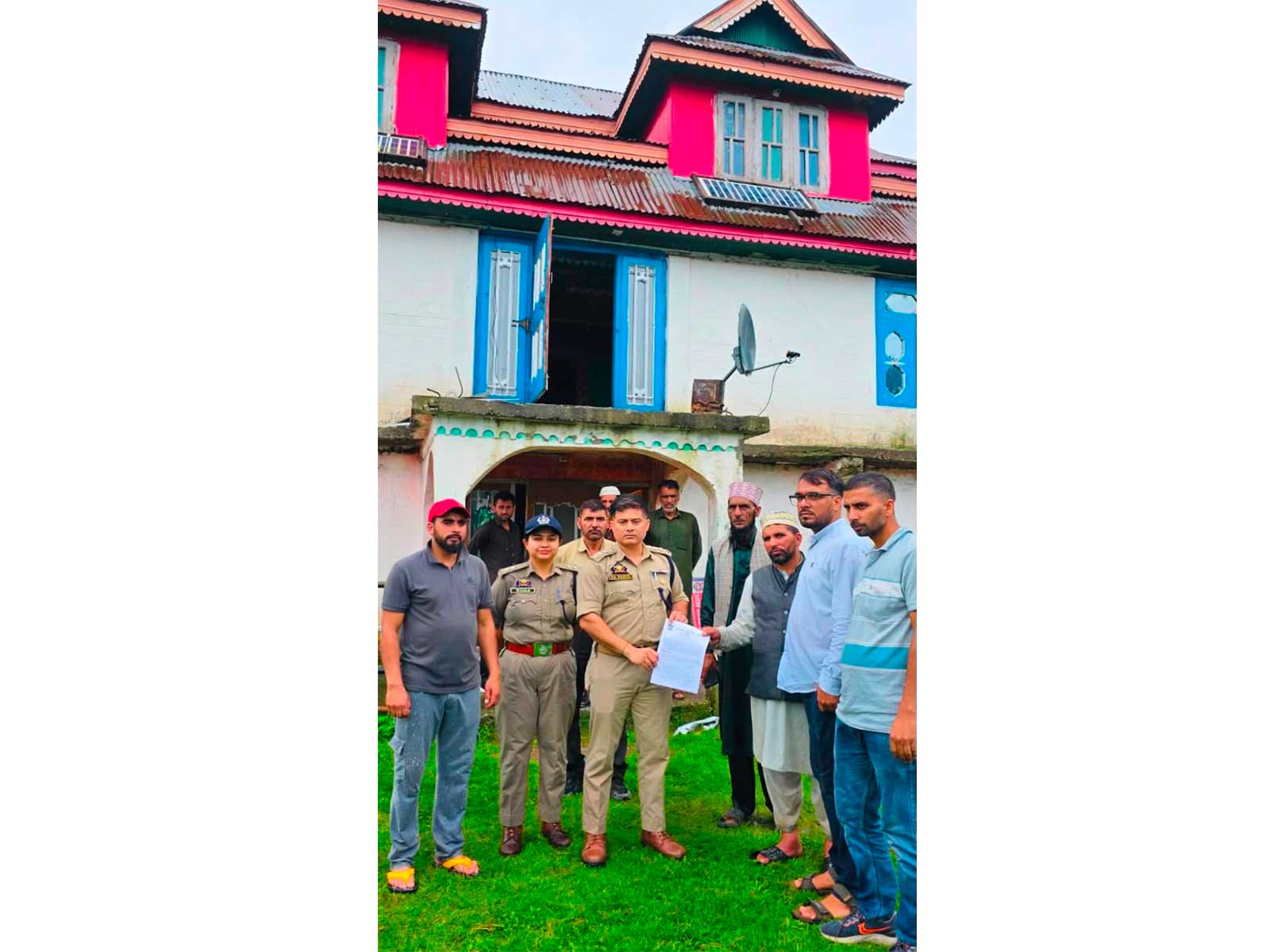 Jammu and Kashmir Police attached immovable properties of Pakistan-based terror handlers (Photo/JK Police)