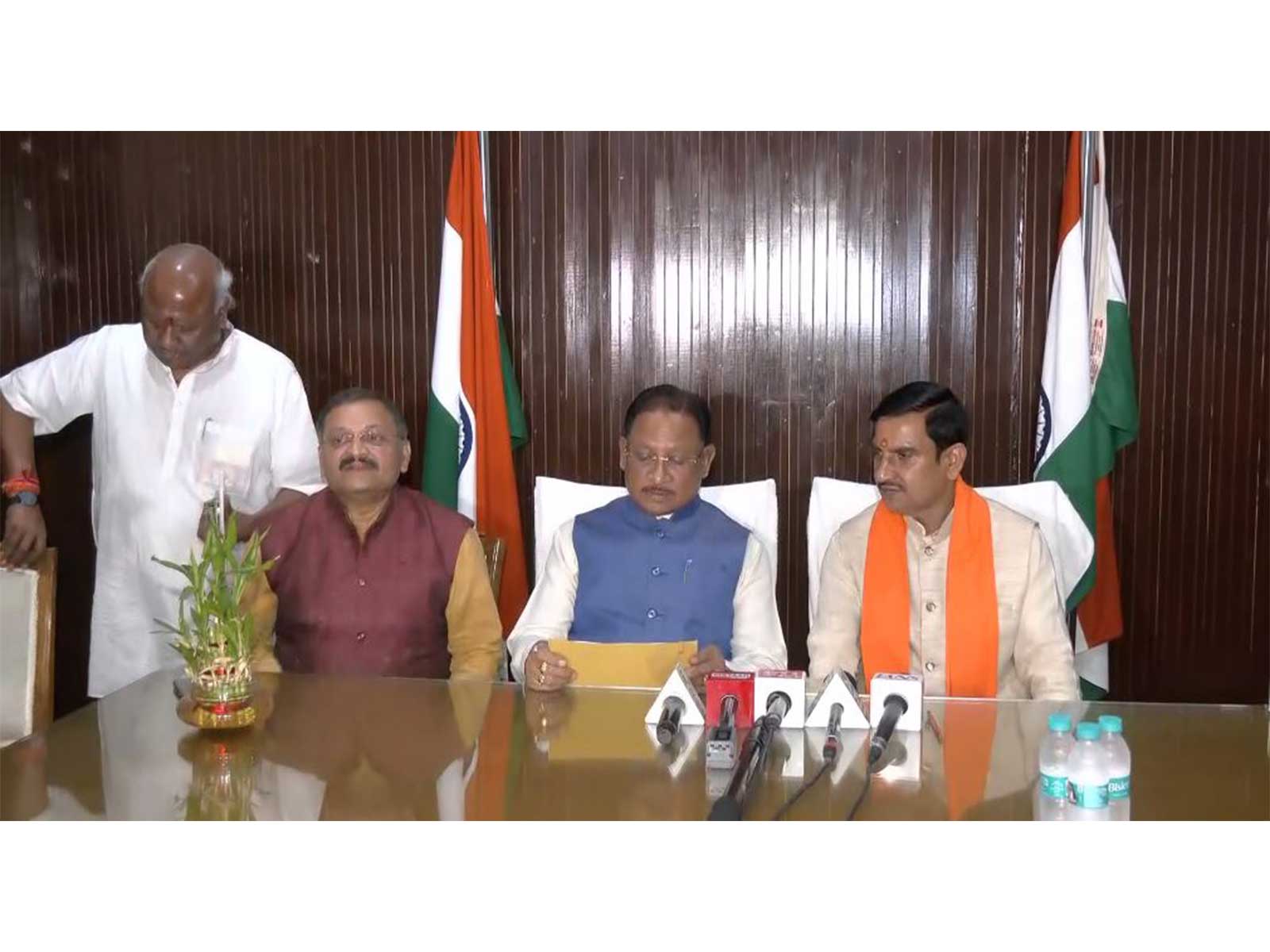 Chhatisgarh CM Vishnu Deo Sai (Photo/ANI)