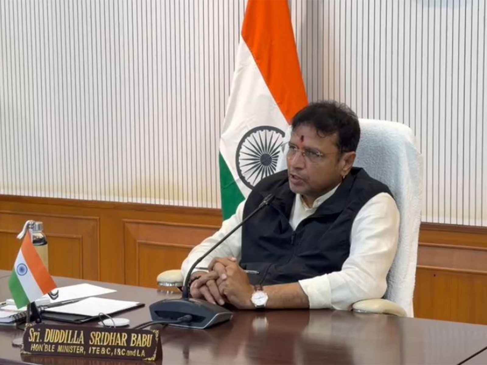 Telangana Minister Sridhar Babu (Photo/ANI) Telangana Minister Sridhar Babu (Photo/ANI)