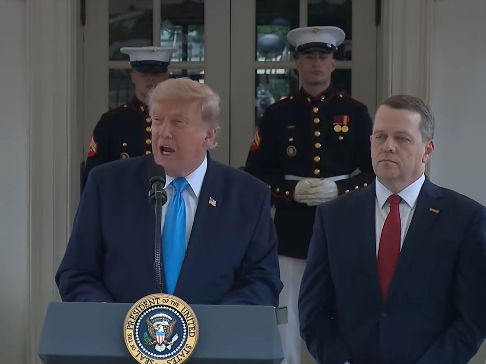 US President Donald Trump announcing the ‘Freedom Haulers’ initiative (Photo/YouTube/TheWhiteHouse)