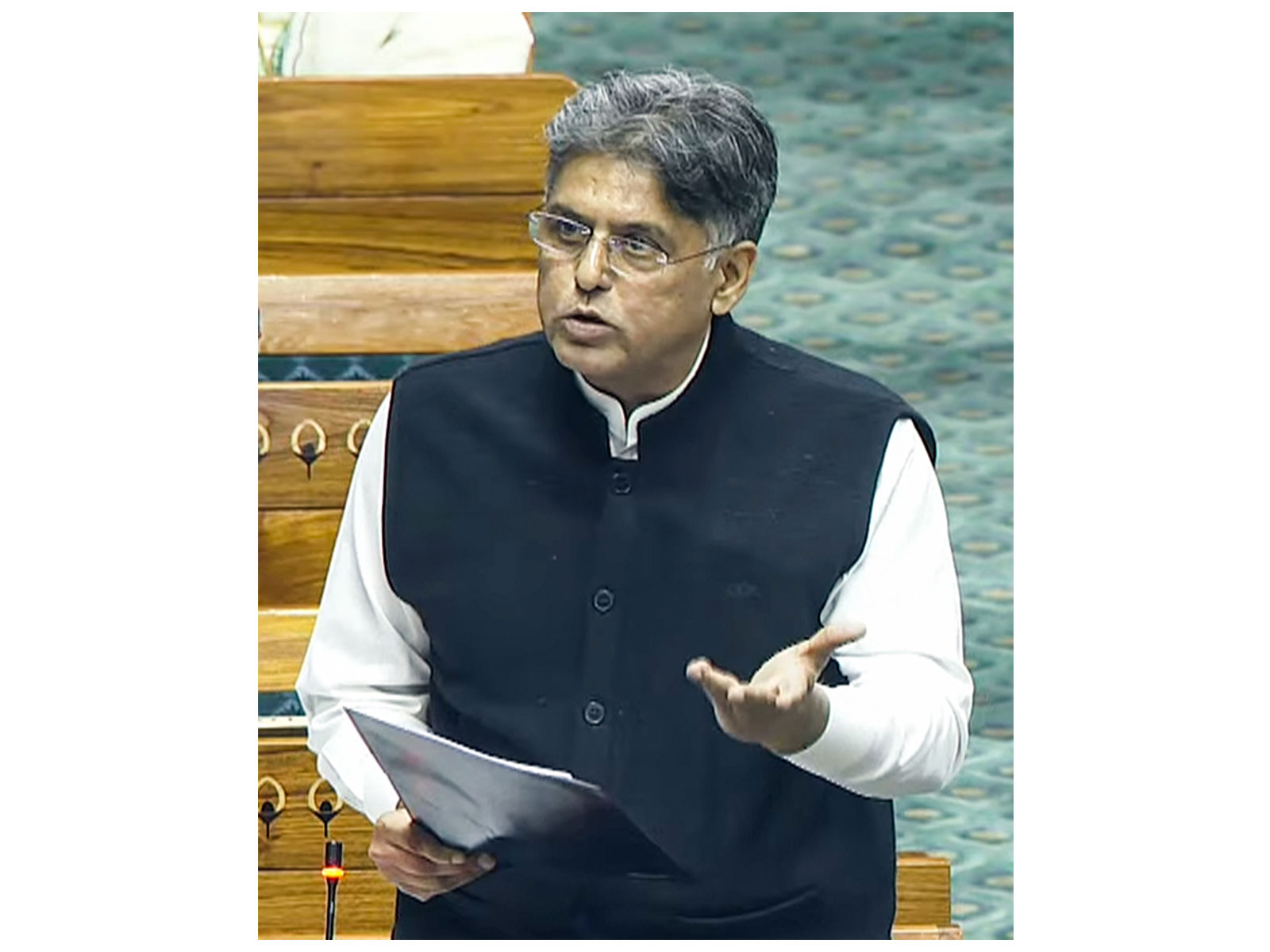 Congress MP Manish Tewari (File Photo/ANI) Congress MP Manish Tewari (File Photo/ANI)
