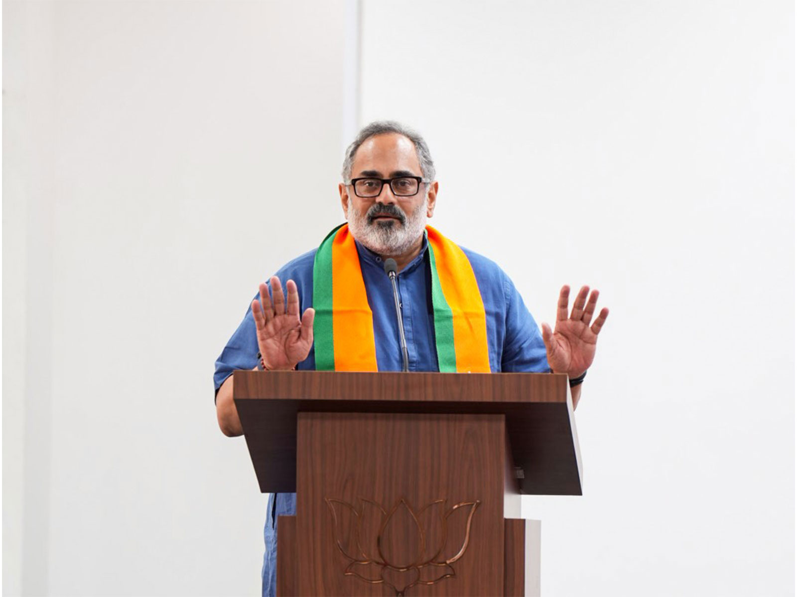 Keralam Bharatiya Janata Party (BJP) president Rajeev Chandrasekhar (File Photo/ANI)