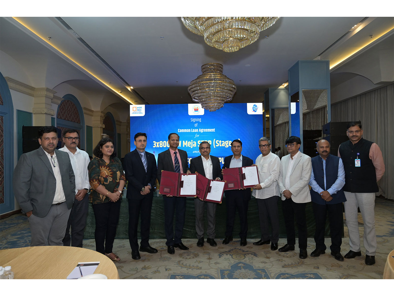 REC and PFC sign Rs 26,850 crore loan agreement (Photo/@RECLindia) REC and PFC sign Rs 26,850 crore loan agreement (Photo/@RECLindia)