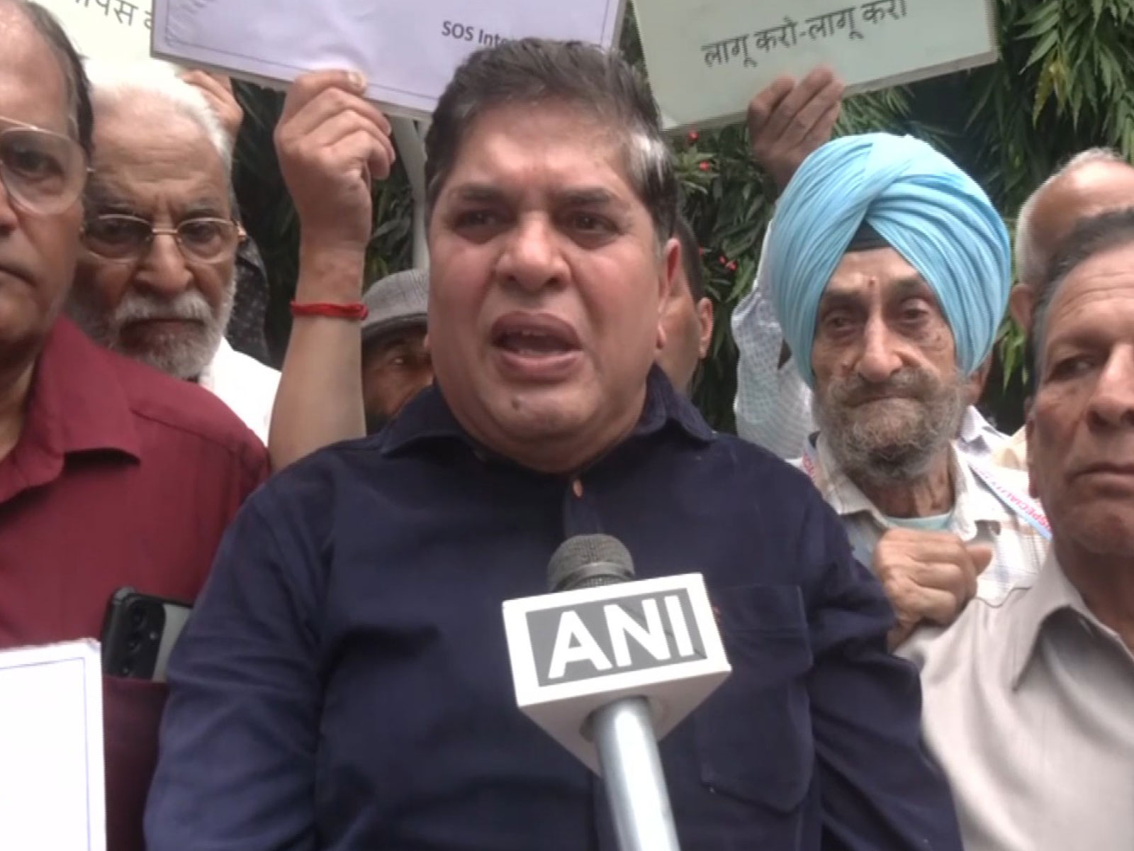 Rajeev Chunni, Leader of PoJK Displaced Refugees in Jammu (Photo/ANI)