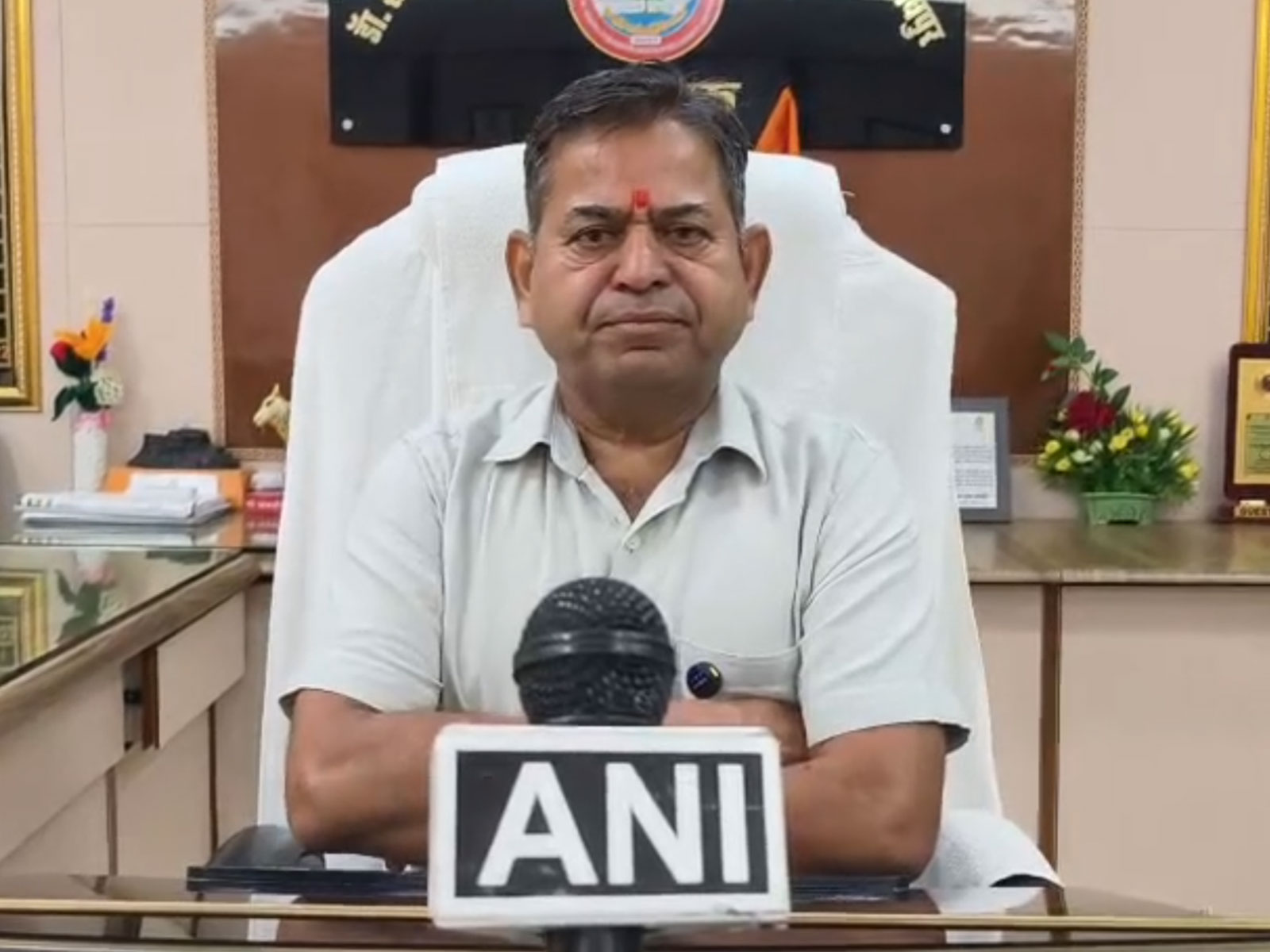 V S Jaitawat, Vice Chancellor of Agriculture University, Jodhpur (Photo/ANI)