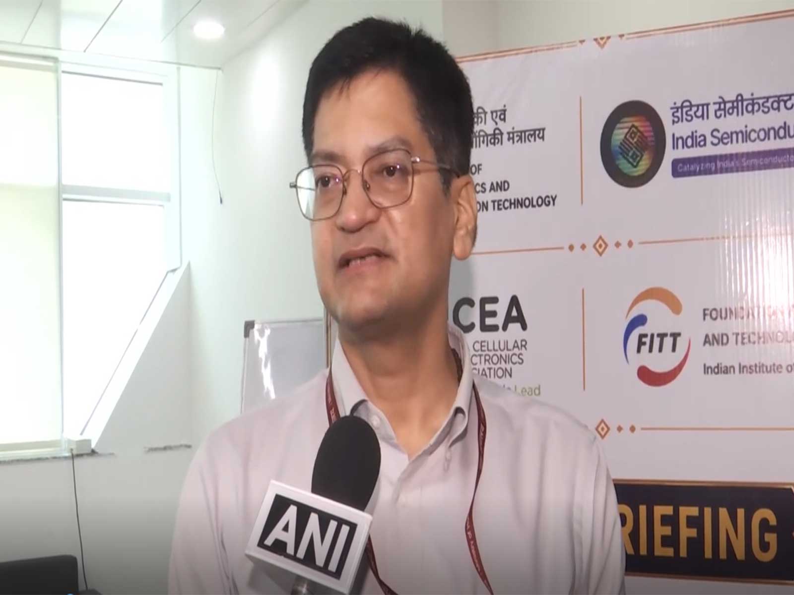 Amitesh Kumar Sinha, Additional Secretary in the Ministry of Electronics and Information Technology (MeitY) and CEO of the India Semiconductor Mission (ISM) (Photo/ANI)