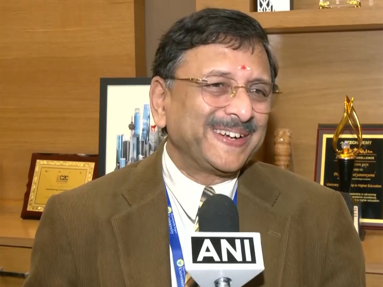 BS Satyanarayana, VC of Dayananda Sagar University (Photo/ANI)