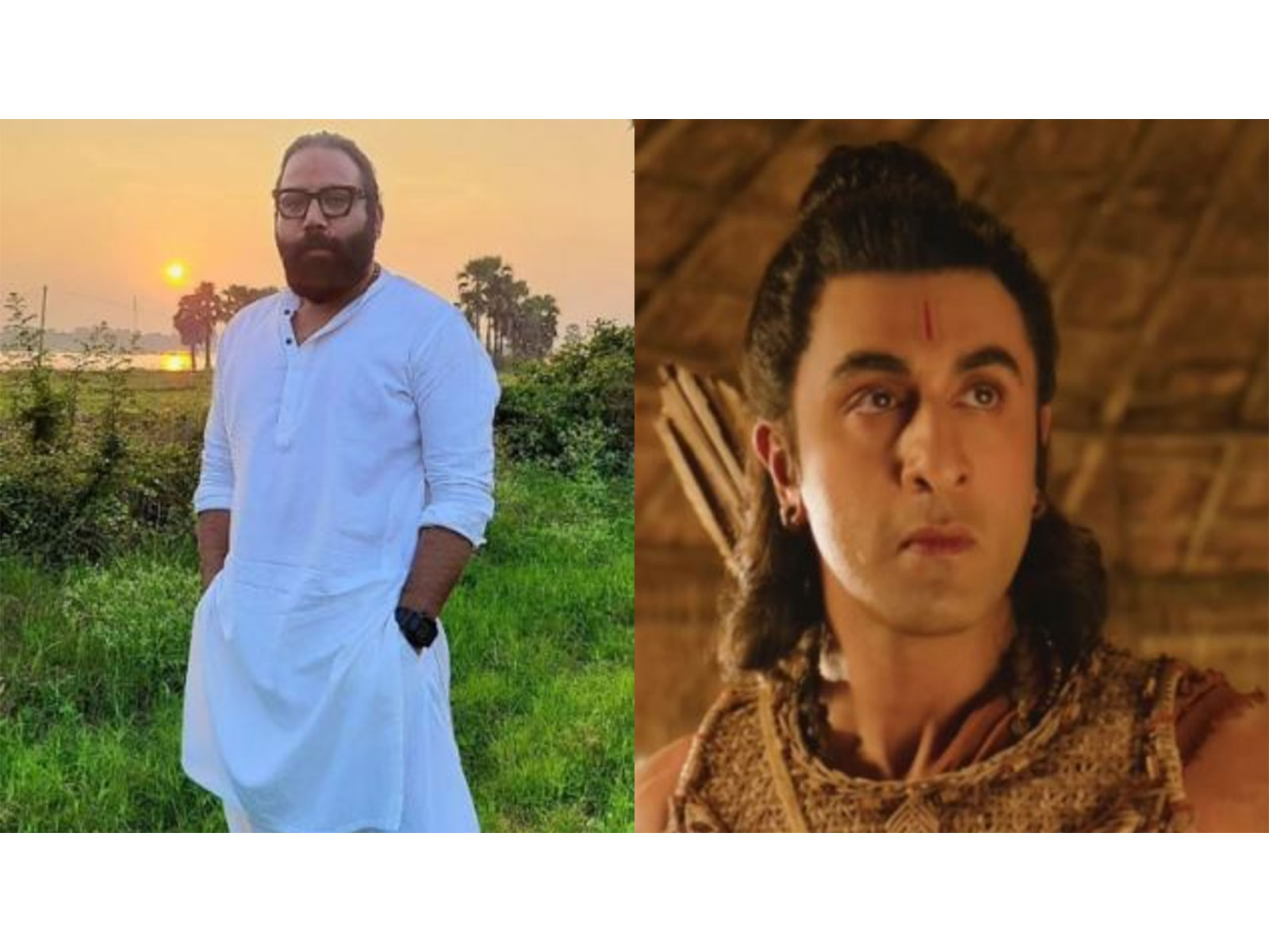 Sandeep Reddy Vanga (R) A still from 'Ramayana: Part 1' trailer (L) (Photos/Instagram@sandeepreddy.vanga/Youtube/@tseries) Sandeep Reddy Vanga (R) A still from 'Ramayana: Part 1' trailer (L) (Photos/Instagram@sandeepreddy.vanga/Youtube/@tseries)