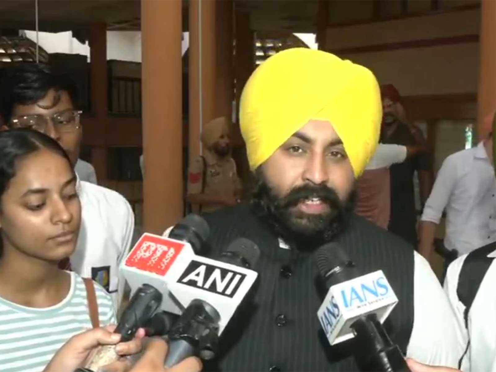 Punjab Education Minister Harjot Singh Bains (Photo/ANI)