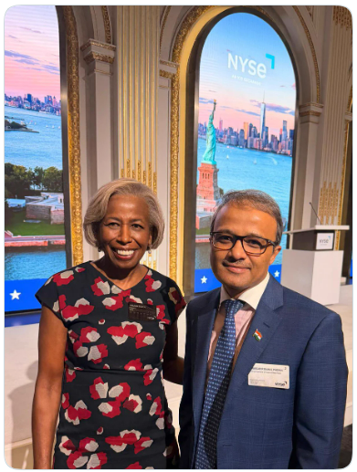 NY Stock Exchange Head Meets Consul General of India On Occasion Of America’s 250th