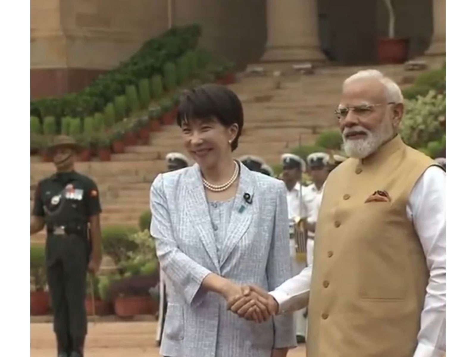 Japanese Prime Minister Sanae Takaichi and Prime Minister Narendra Modi (Photo/ANI)