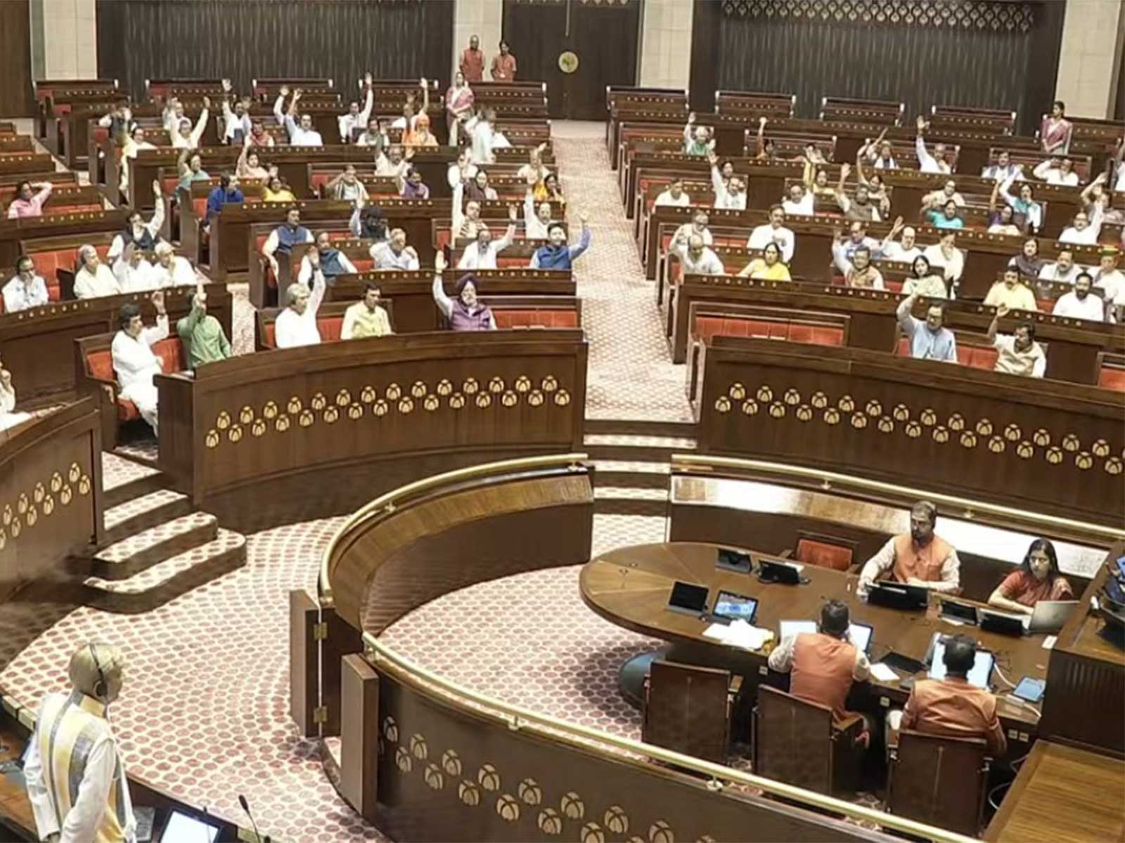 Rajya Sabha proceedings (Photo YouTube/SansadTV)