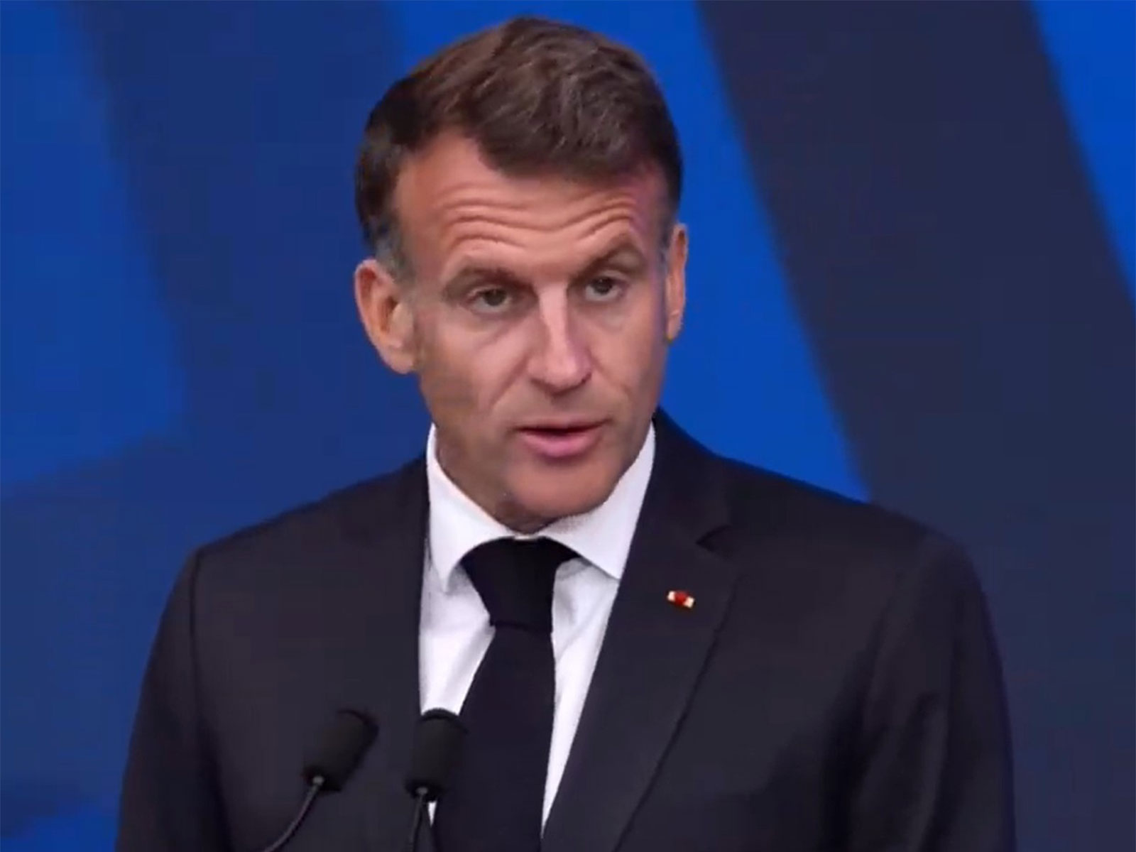 French President Emmanuel Macron (Photo/YouTube/MEA) French President Emmanuel Macron (Photo/YouTube/MEA)
