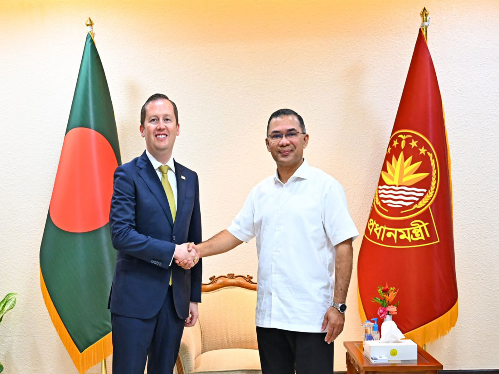 US Special Envoy Sergio Gor meets Bangladesh Prime Minister Tarique Rahman (Photo/Bangladesh US Special Envoy Sergio Gor meets Bangladesh Prime Minister Tarique Rahman (Photo/Bangladesh