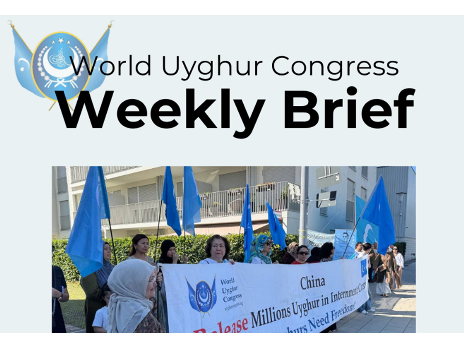 World Uyghur Congress Weekly Brief (Photo/uyghurcongress.org) World Uyghur Congress Weekly Brief (Photo/uyghurcongress.org)