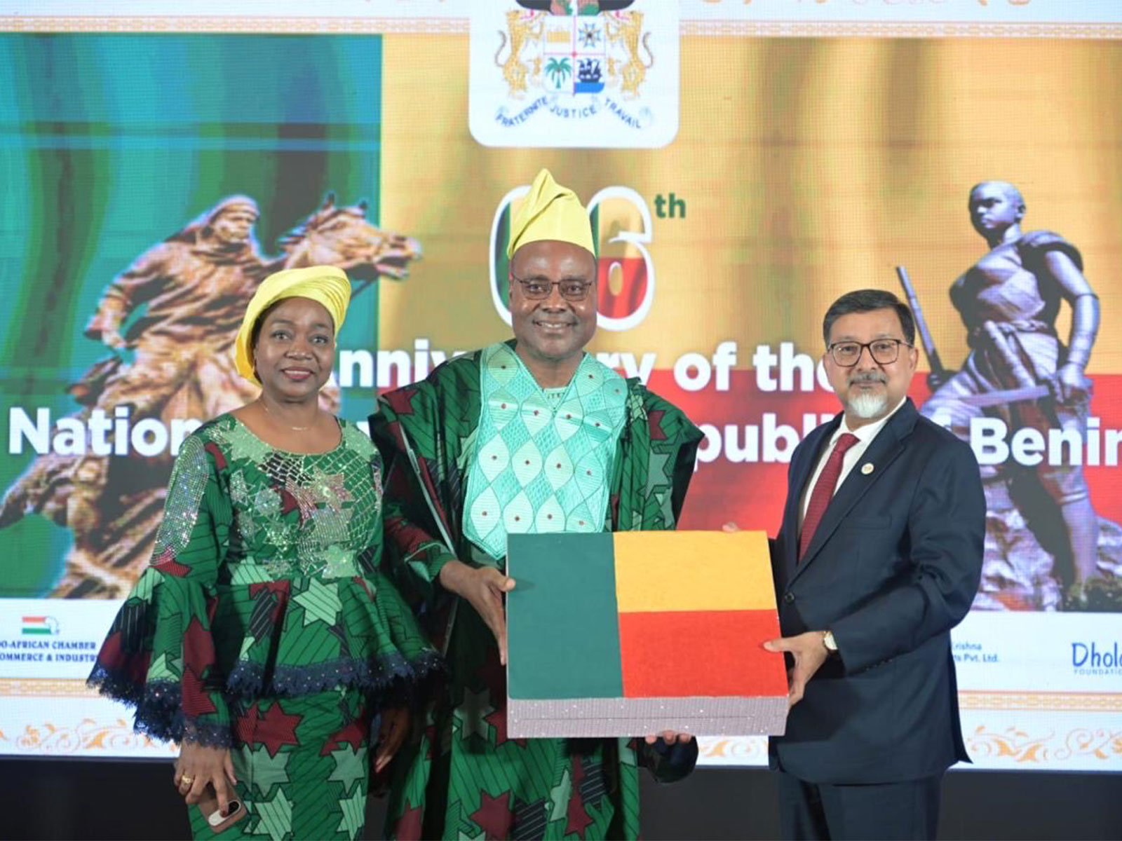 Secretary (Economic Relations) Sudhakar Dalela participates as Chief Guest at the National Day celebrations of Benin (Photo/X@MEAIndia) Secretary (Economic Relations) Sudhakar Dalela participates as Chief Guest at the National Day celebrations of Benin (Photo/X@MEAIndia)