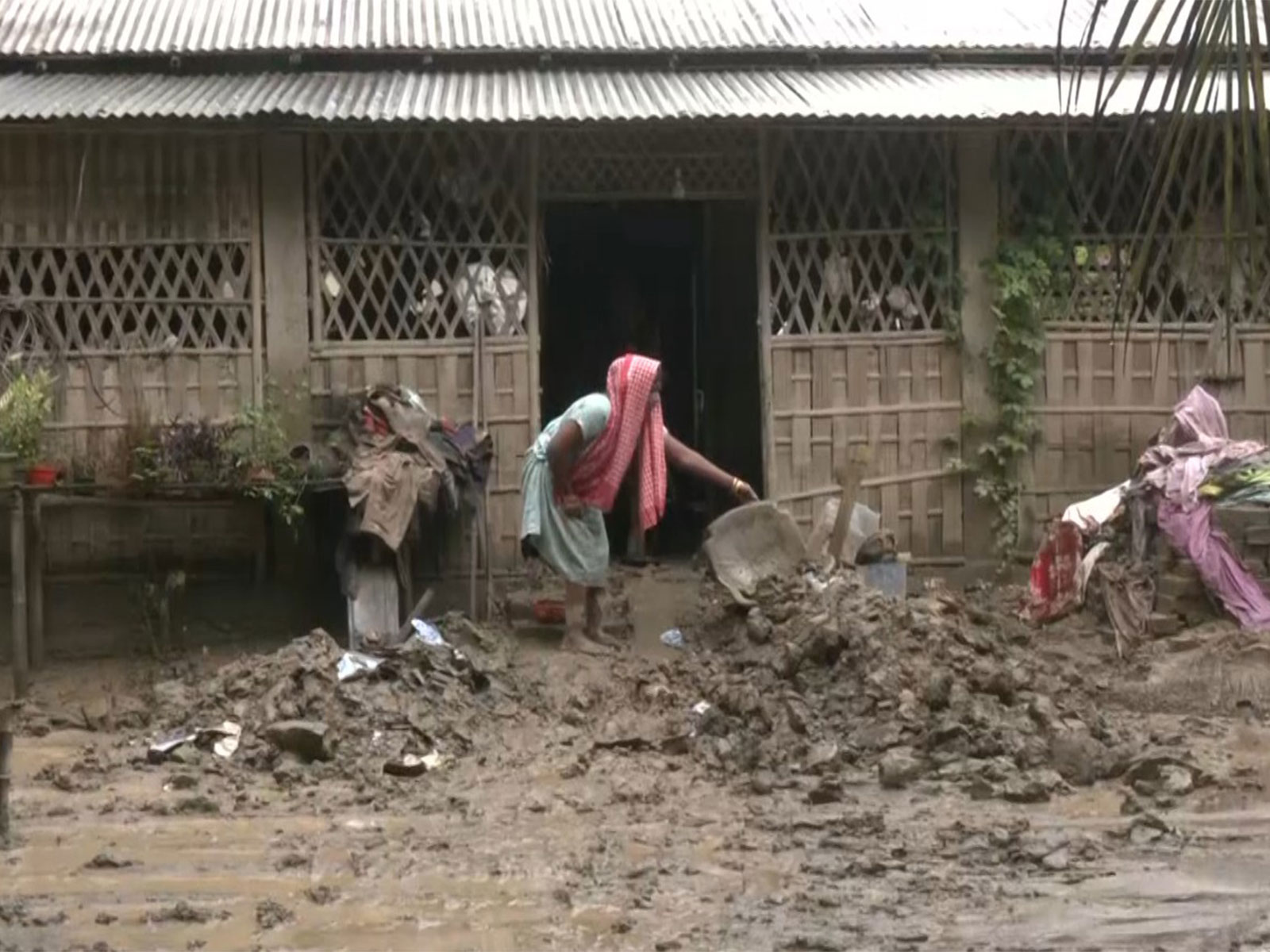 Visuals from Sivasagar district after floods (Photo/ANI) Visuals from Sivasagar district after floods (Photo/ANI)