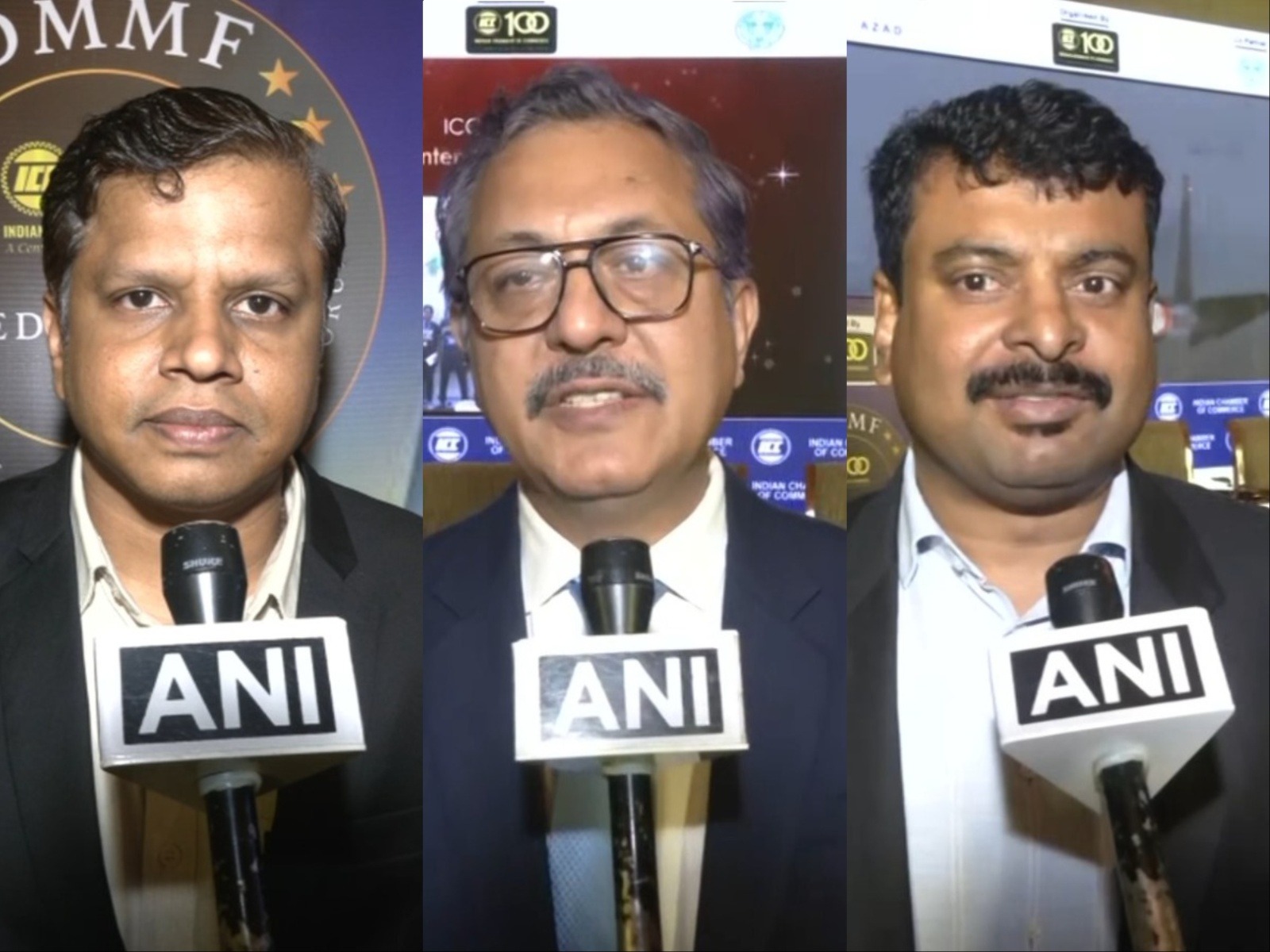 Telangana officials and ICC representatives at the Defence MSME Forum (Photo/ANI)