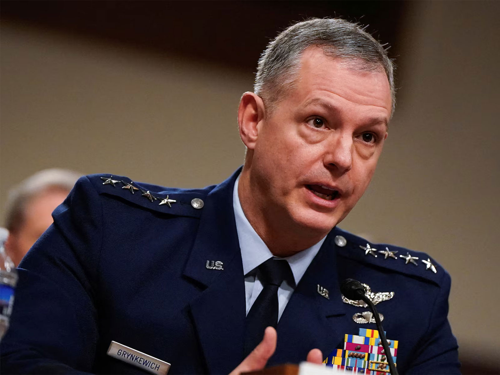 Gen. Alexus Grynkewich, chief of US European Command, has warned of mounting pressure on US missile defence resources amid the ongoing conflict involving Iran. (Photo/Reuters) Gen. Alexus Grynkewich, chief of US European Command, has warned of mounting pressure on US missile defence resources amid the ongoing conflict involving Iran. (Photo/Reuters)