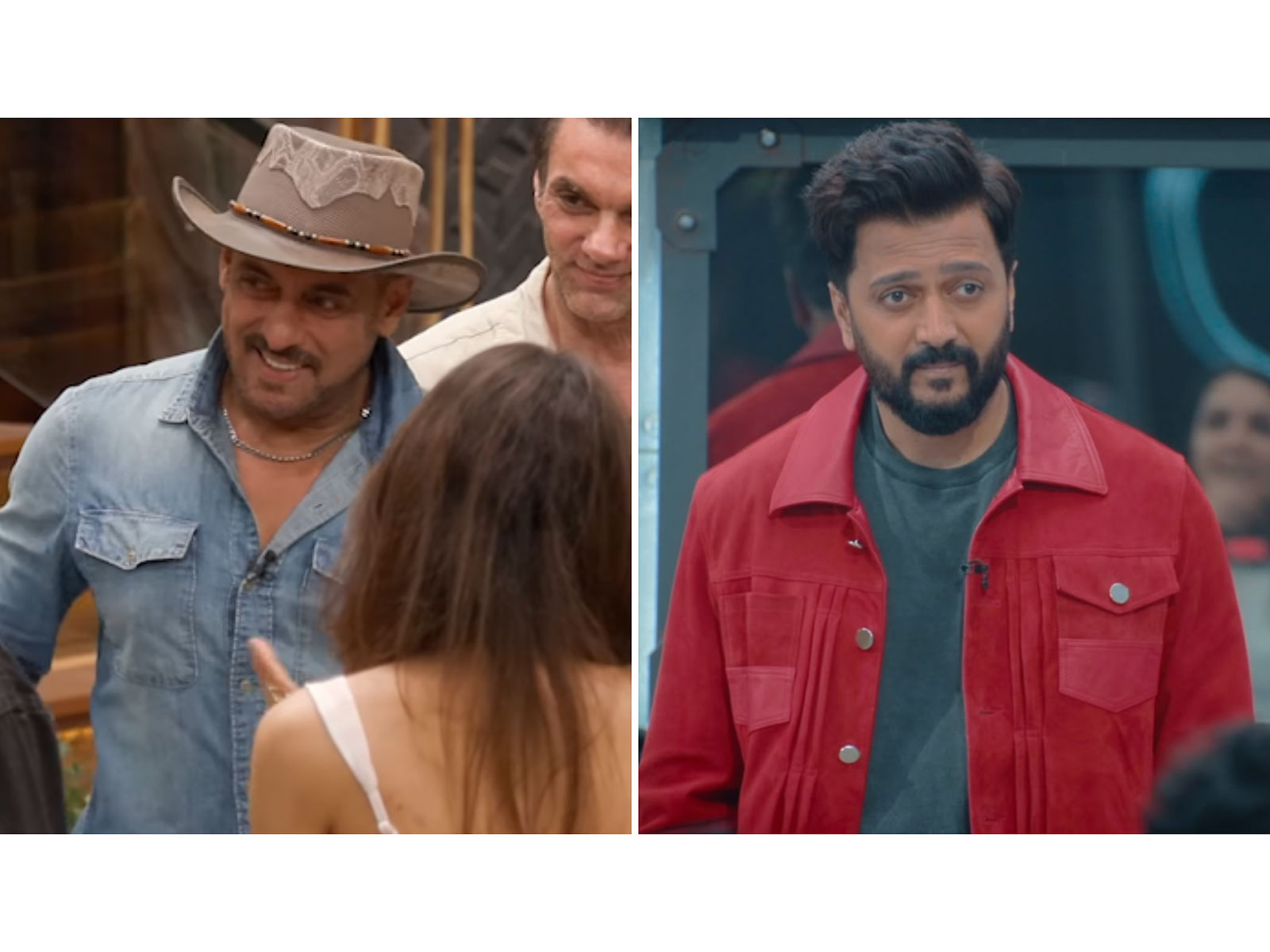 Salman Khan (L) Retiesh Deshmukh (R) (Photos/Amazon Prime/Netflix)