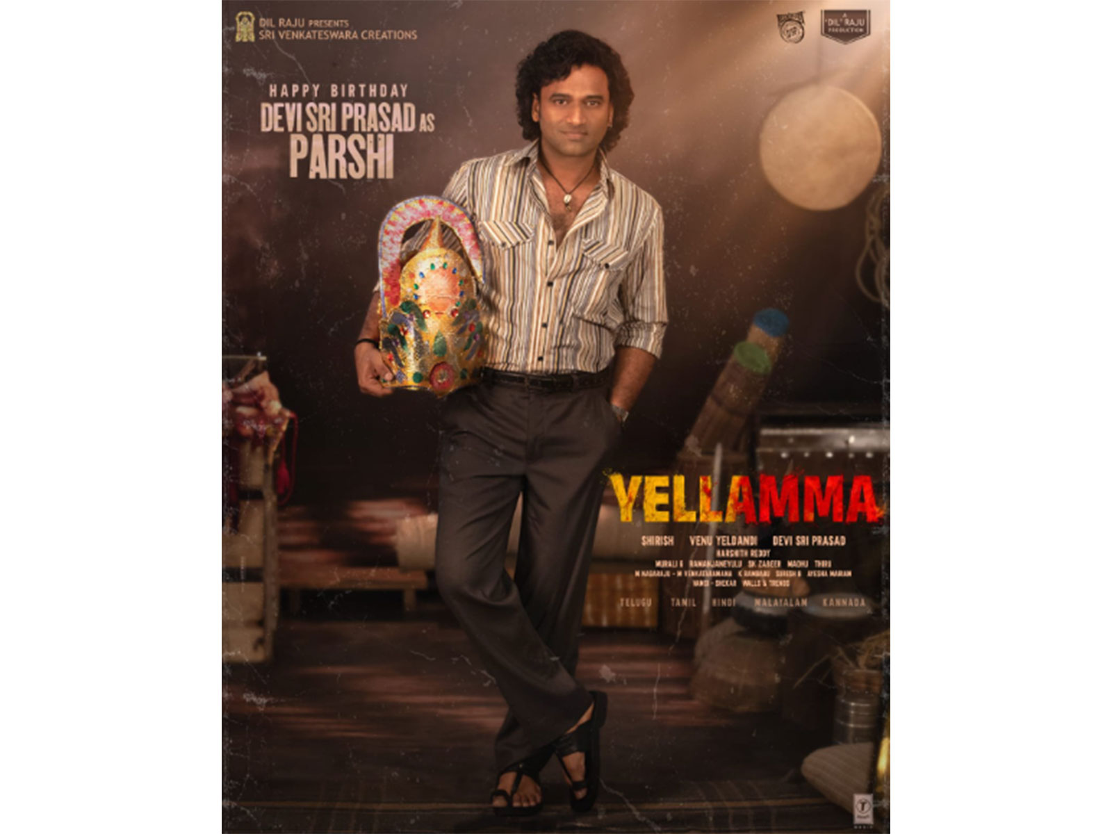 Devi Sri Prasad in Yallamma (Photo/Instagram@SriVenkateswaraCreations) Devi Sri Prasad in Yallamma (Photo/Instagram@SriVenkateswaraCreations)