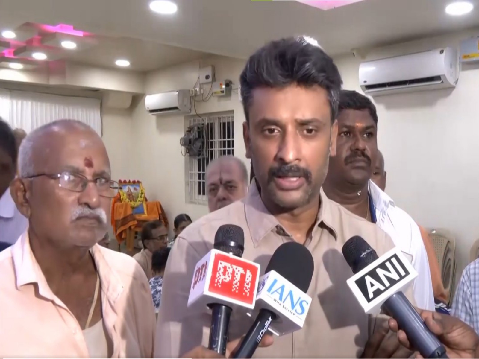 BJP State Secretary Vinoj P Selvam (Photo/ANI)