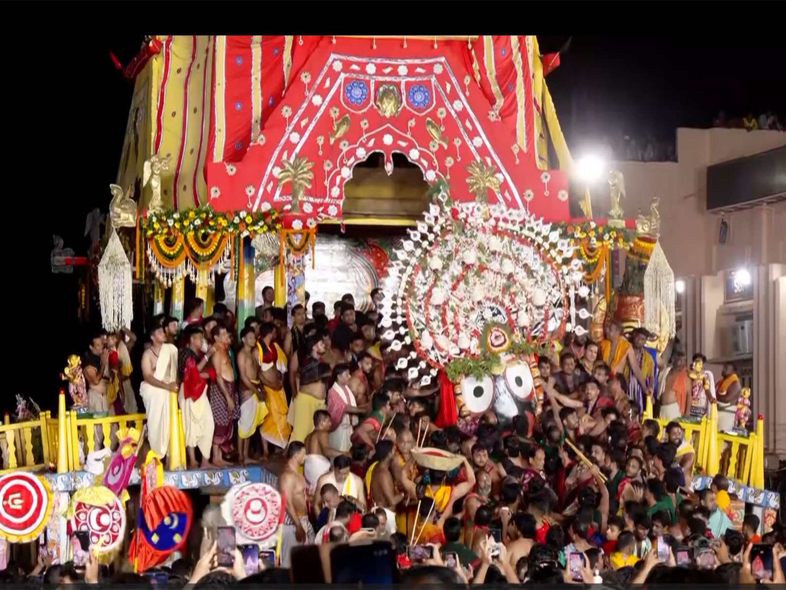 Puri's Ratha Yatra (Photo/ANI) Puri's Ratha Yatra (Photo/ANI)