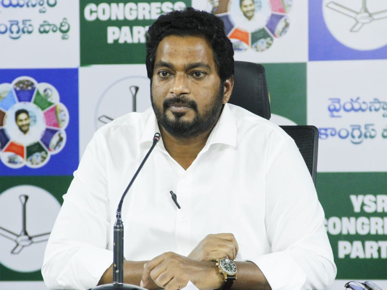 YSRCP MLC Arun Kumar (File Photo/ANI) YSRCP MLC Arun Kumar (File Photo/ANI)